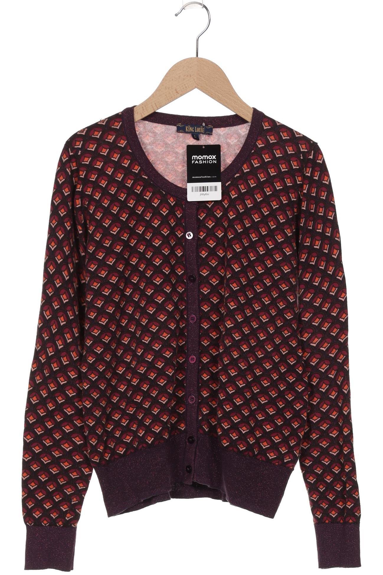 

King Louie Damen Strickjacke, flieder, Gr. 42