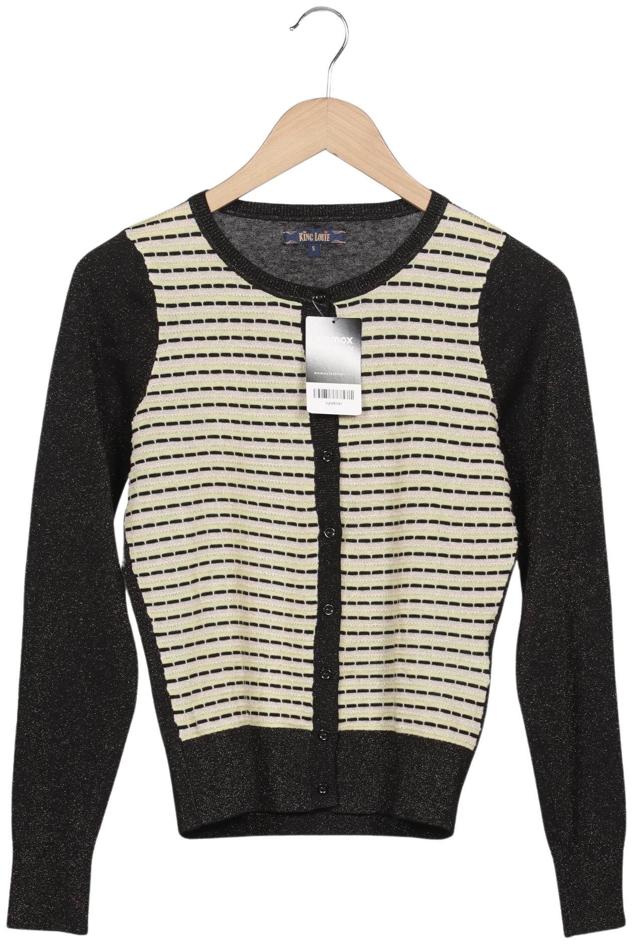 

King Louie Damen Strickjacke, schwarz, Gr. 36