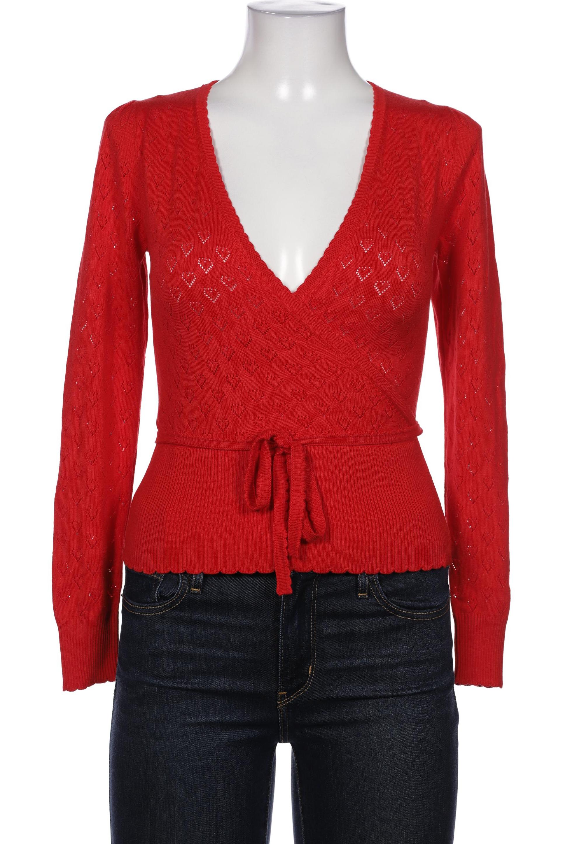

King Louie Damen Strickjacke, rot, Gr. 36