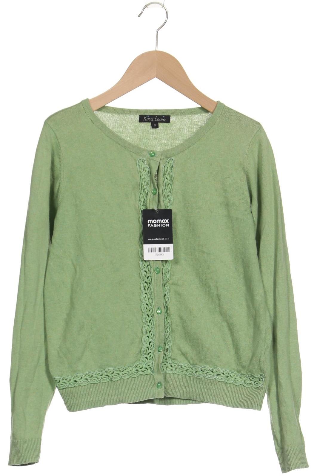 

King Louie Damen Strickjacke, grün, Gr. 36