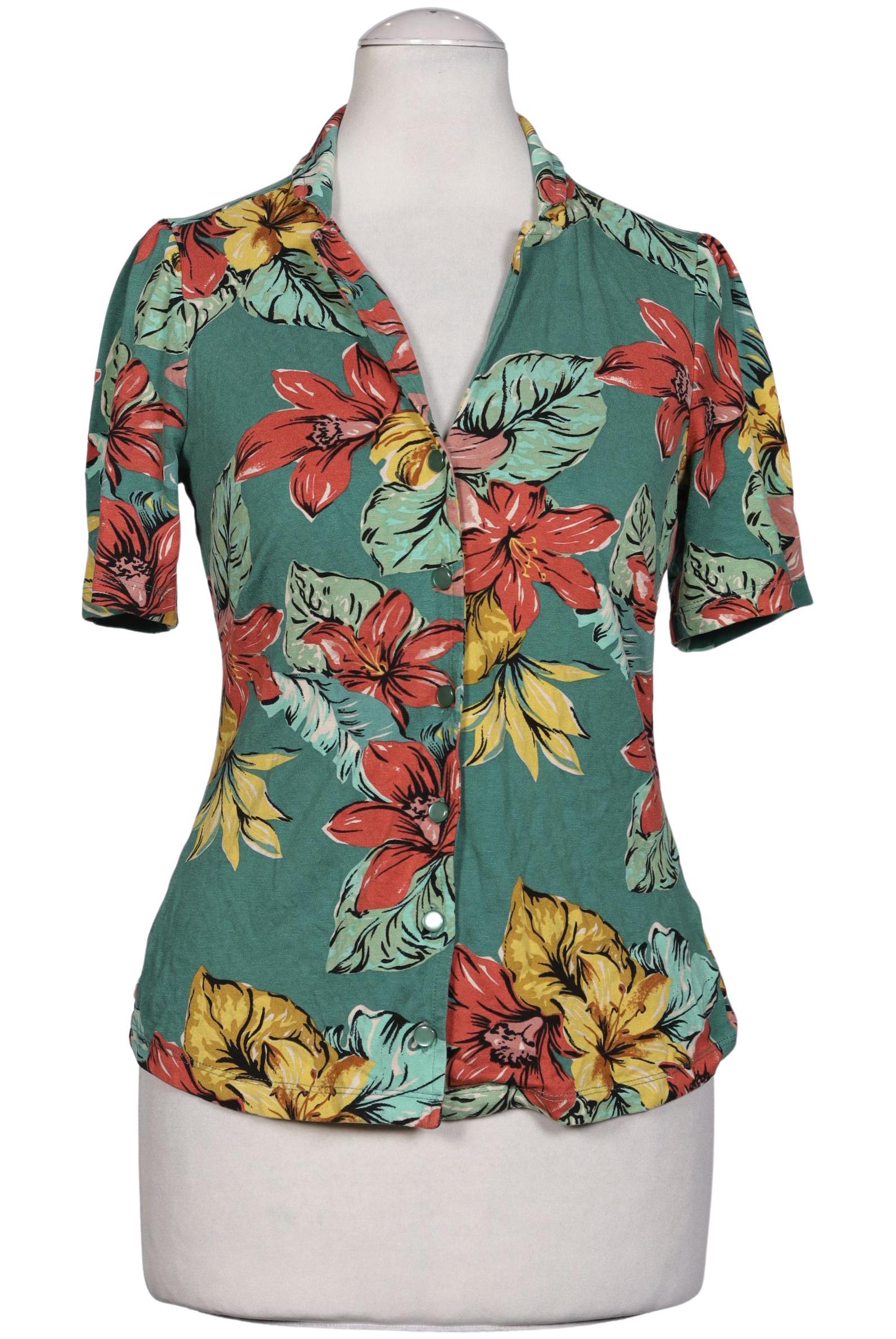 

King Louie Damen Bluse, grün, Gr. 34