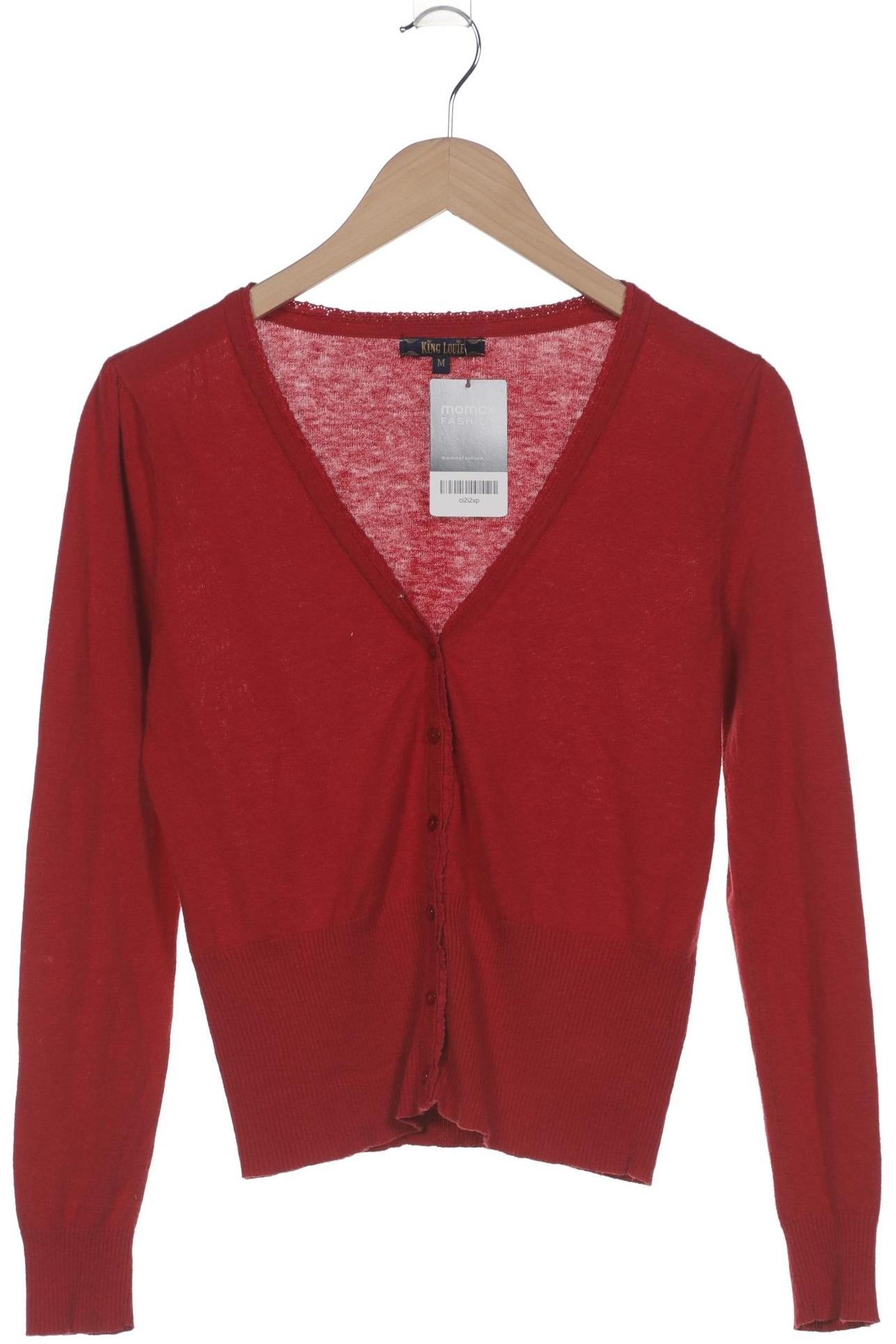 

King Louie Damen Strickjacke, rot, Gr. 38