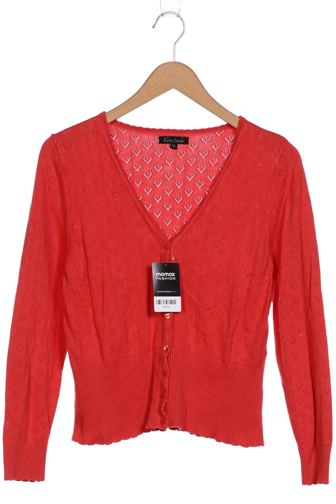 

KING LOUIE Damen Strickjacke, rot