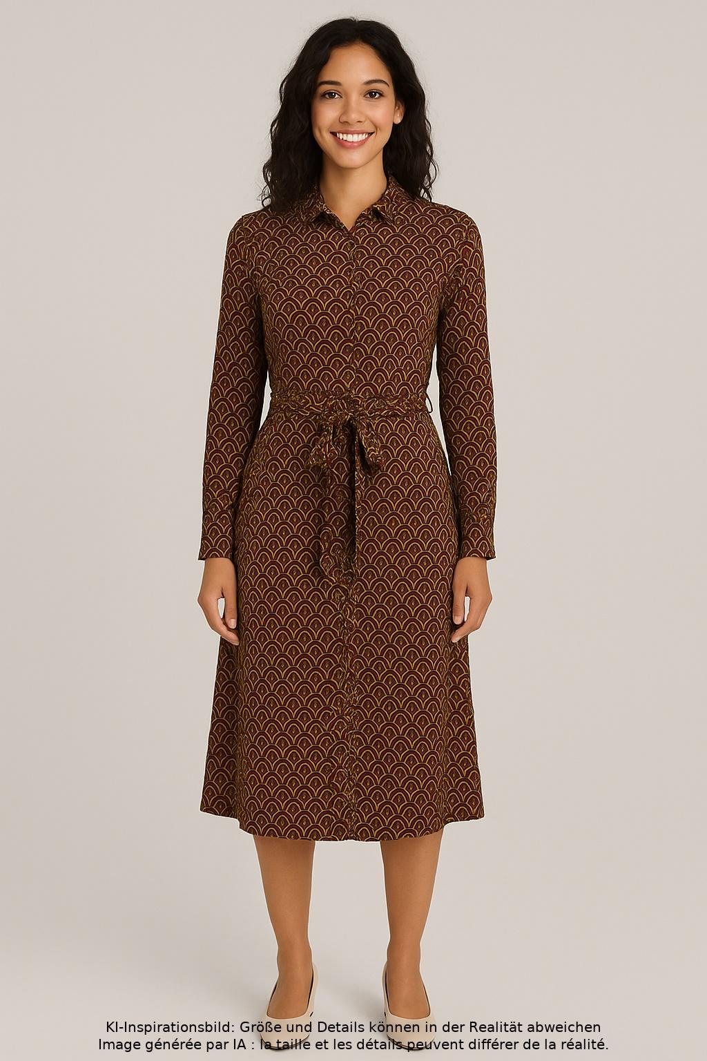 

King Louie Damen Kleid, braun, Gr. 38