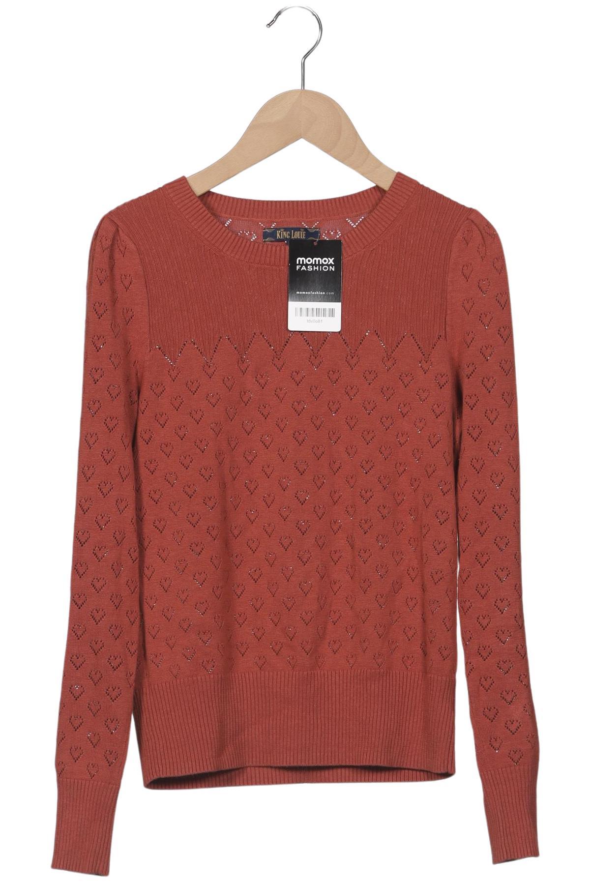 

King Louie Damen Pullover, rot, Gr. 36