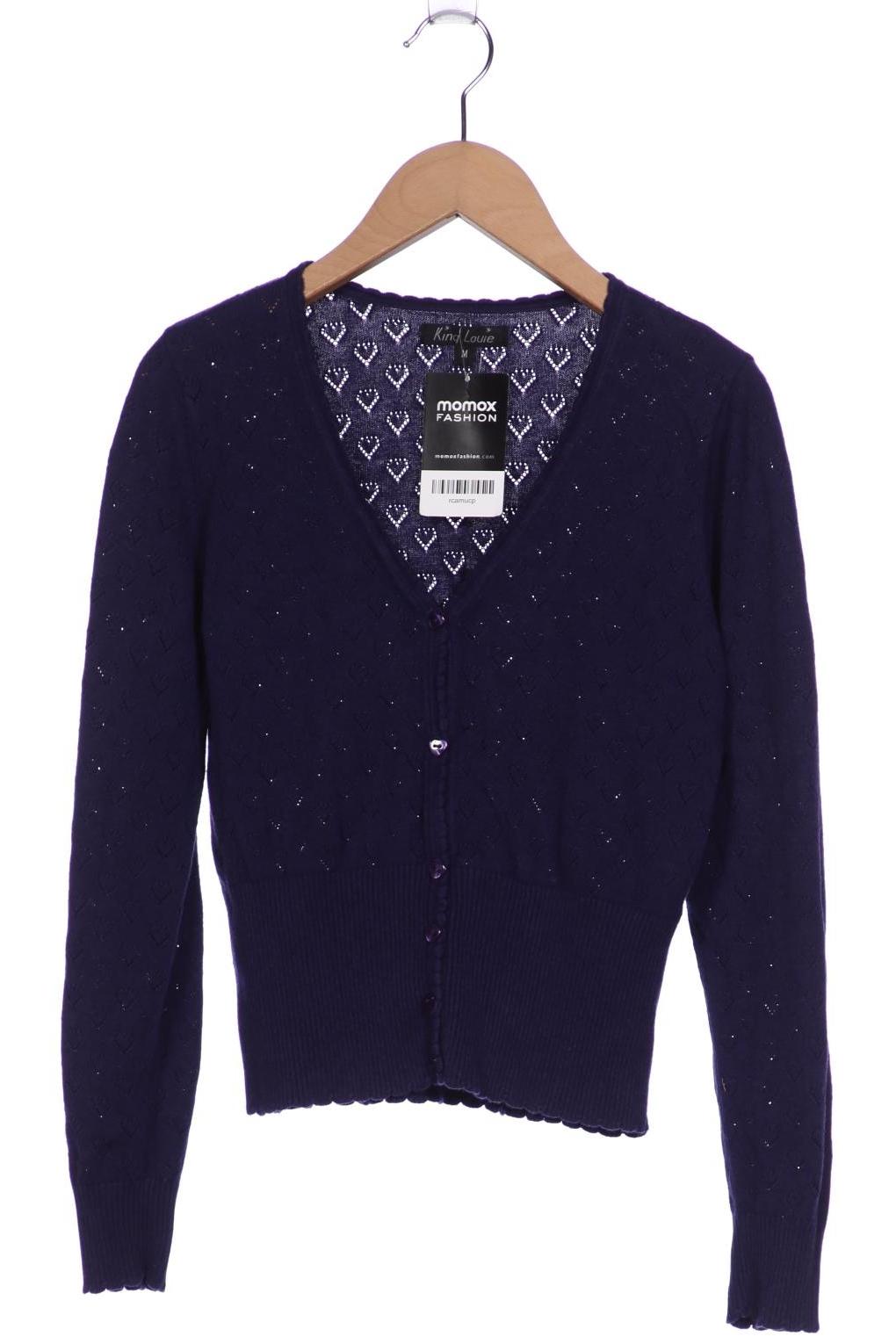 

King Louie Damen Strickjacke, marineblau, Gr. 38