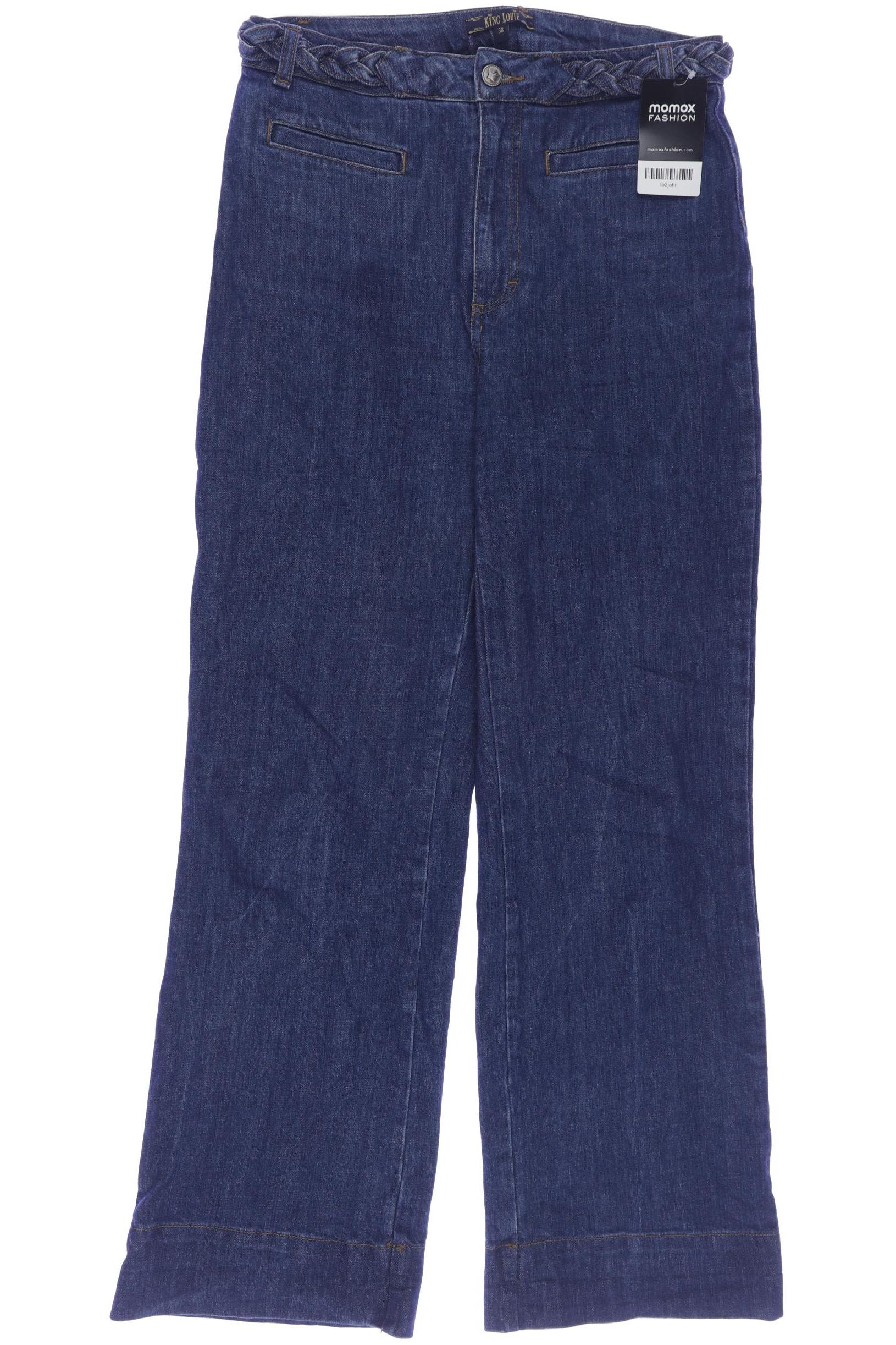 

King Louie Damen Jeans, blau, Gr. 38