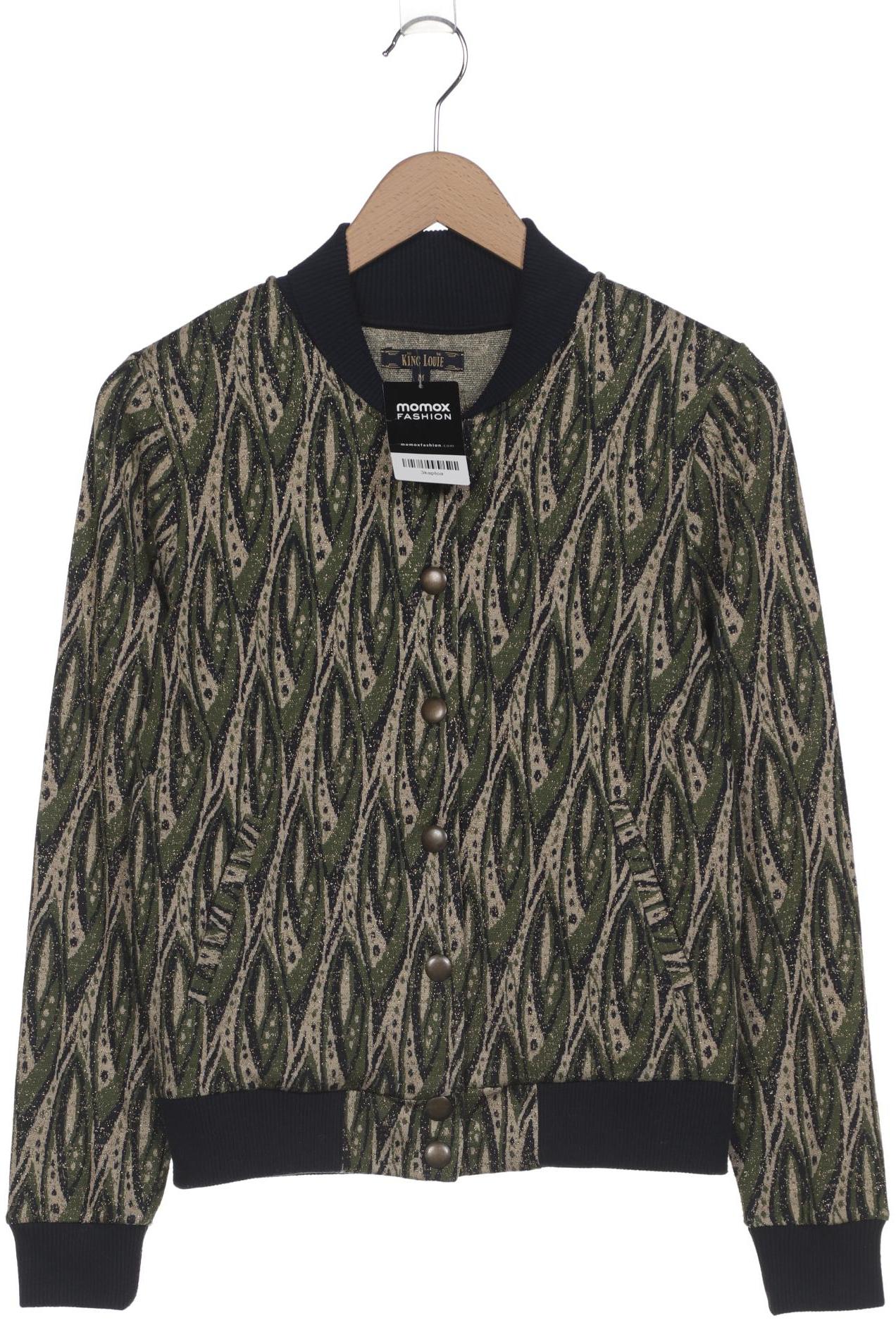 

King Louie Damen Strickjacke, grün, Gr. 38