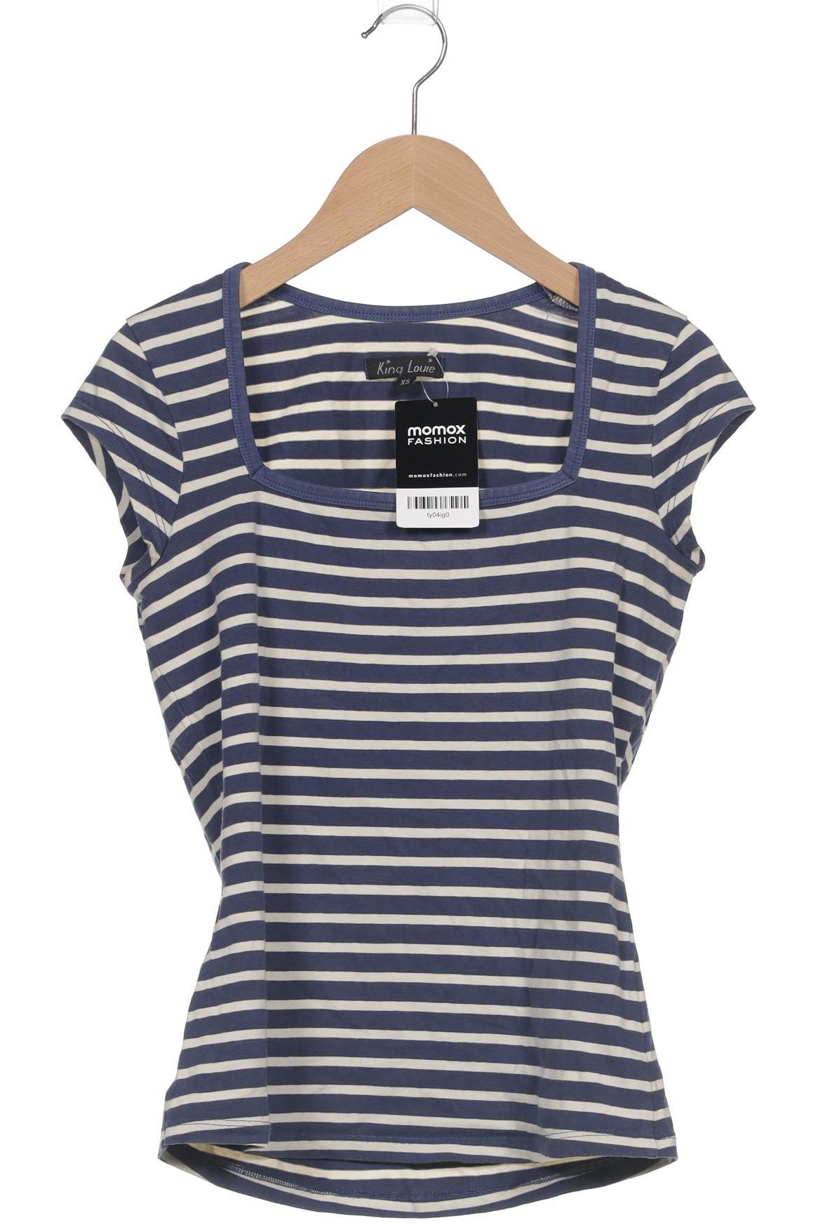 

King Louie Damen T-Shirt, marineblau, Gr. 34