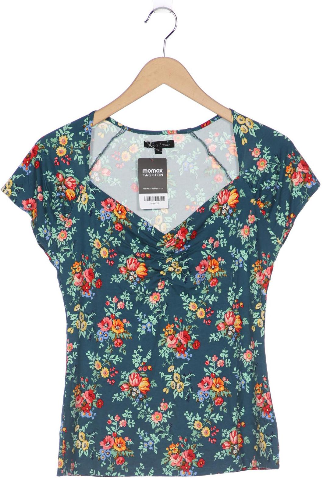 

King Louie Damen T-Shirt, türkis, Gr. 38