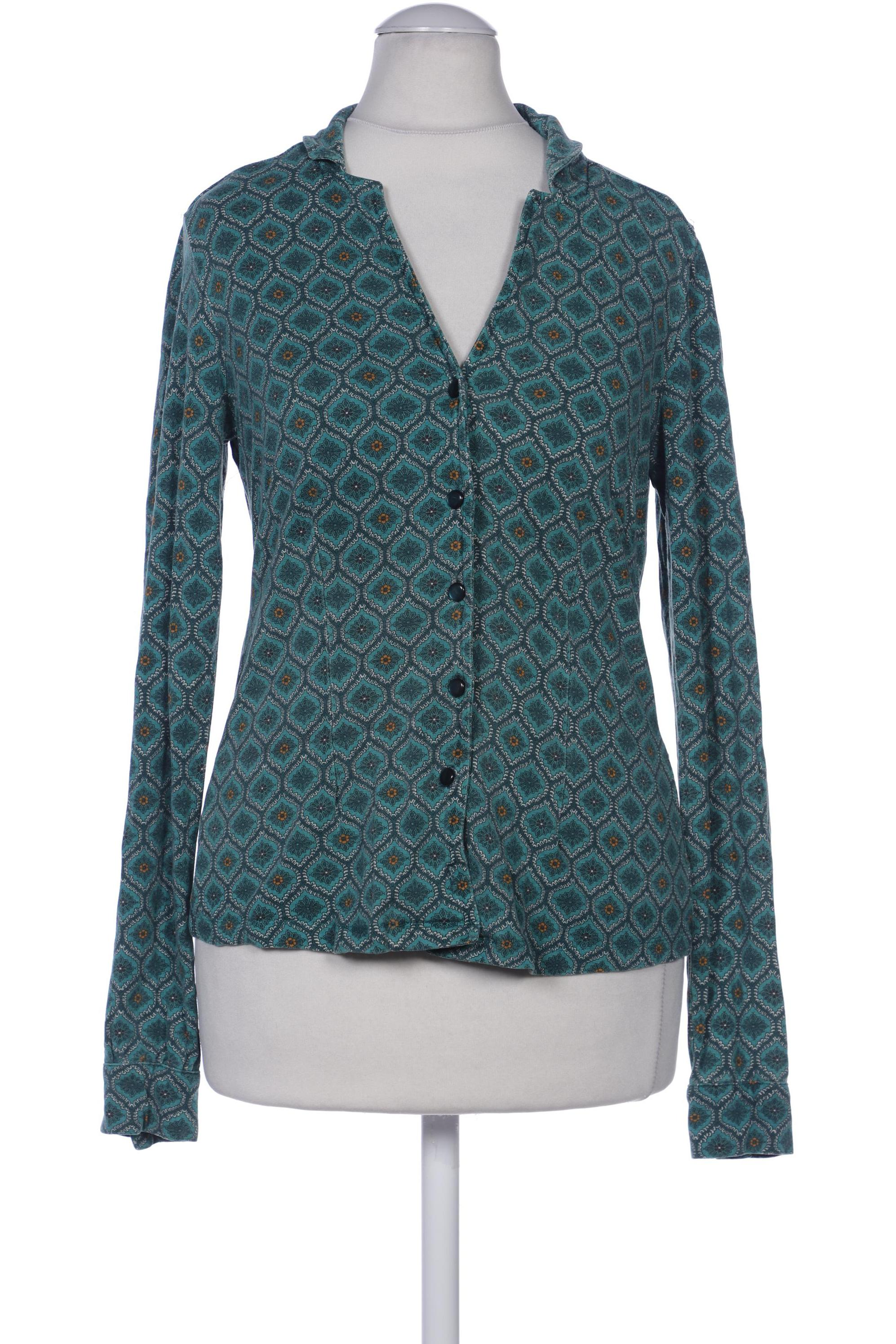 

King Louie Damen Bluse, türkis, Gr. 36