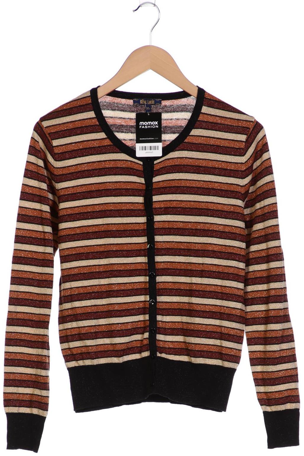 

King Louie Damen Strickjacke, orange, Gr. 44