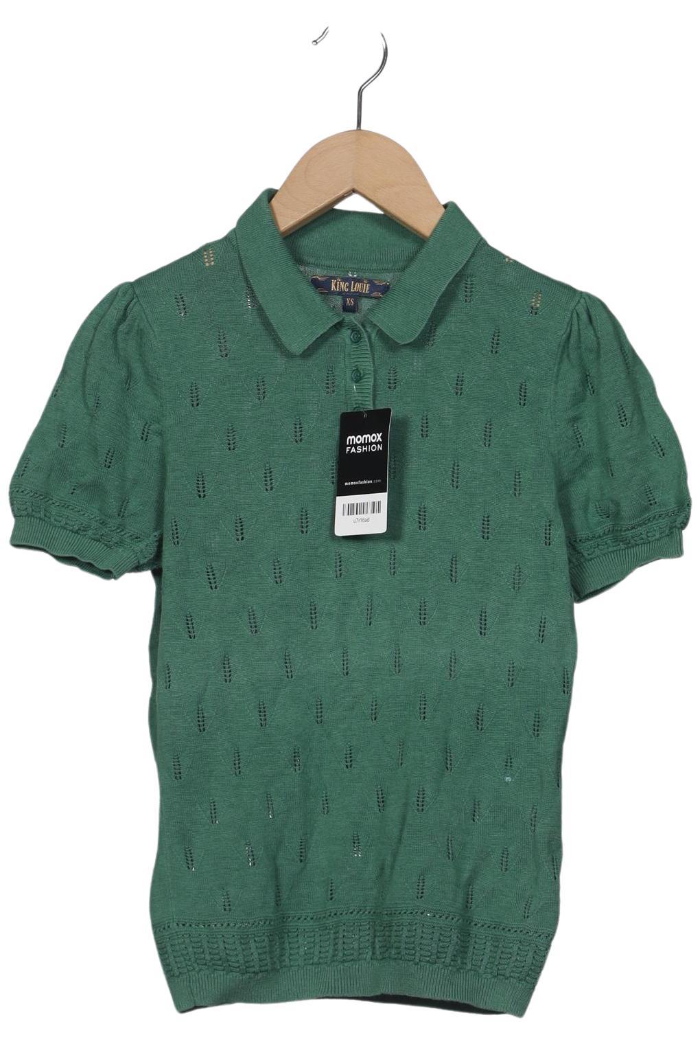 

King Louie Damen Pullover, grün, Gr. 34