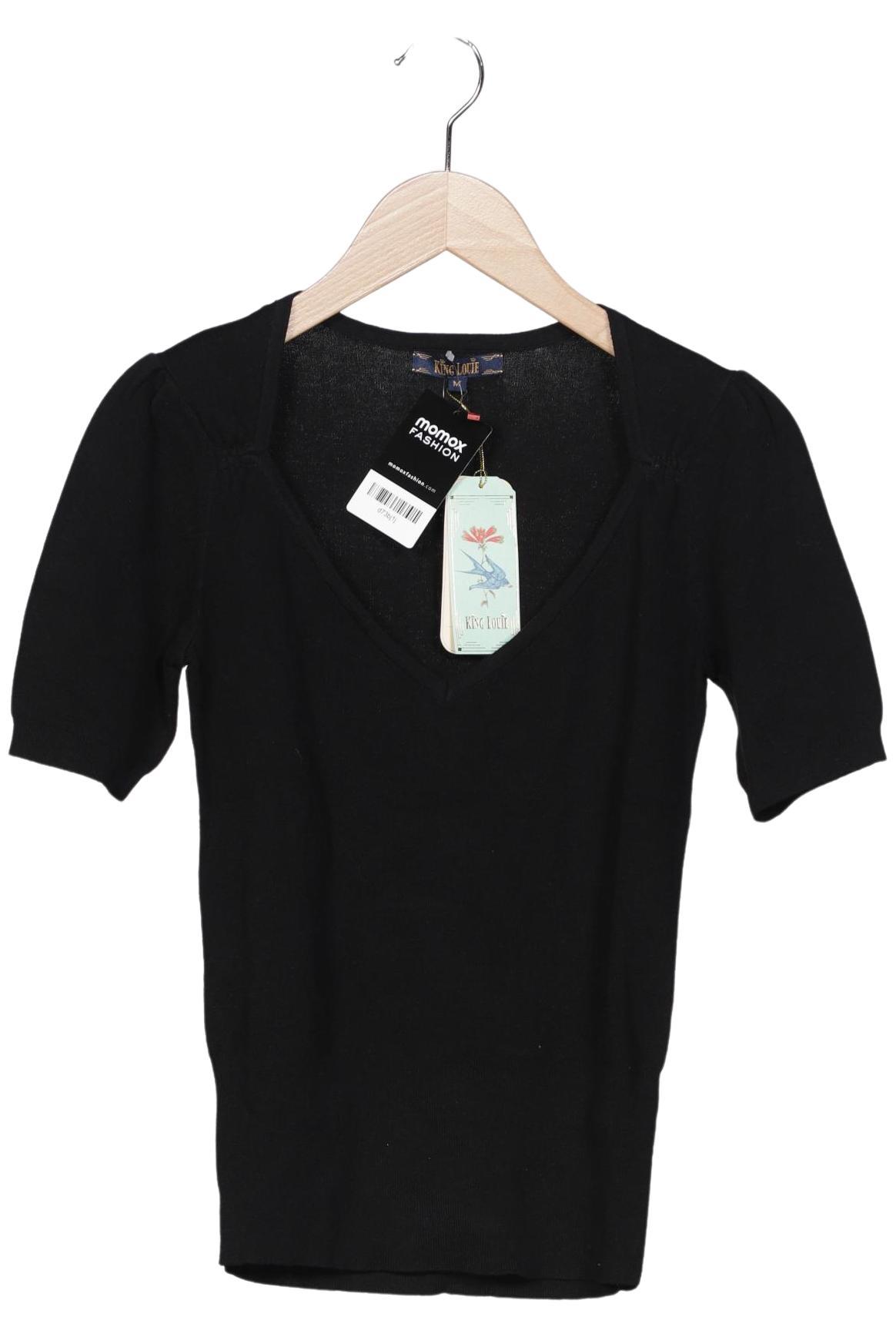 

King Louie Damen Pullover, schwarz, Gr. 38