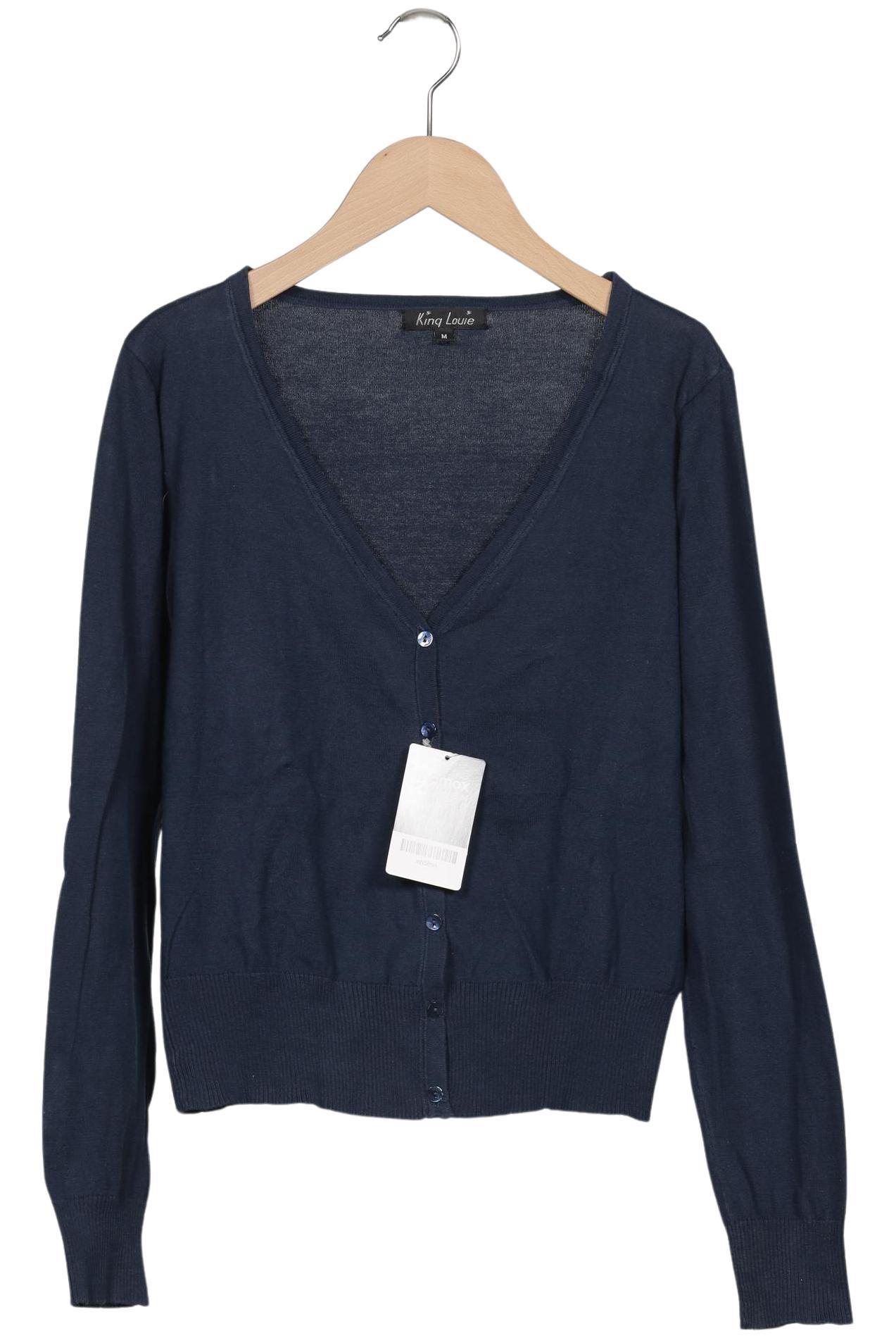 

King Louie Damen Strickjacke, marineblau, Gr. 38