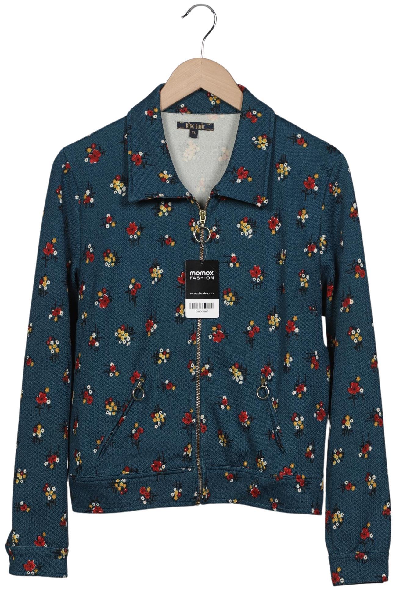 

King Louie Damen Jacke, blau, Gr. 44