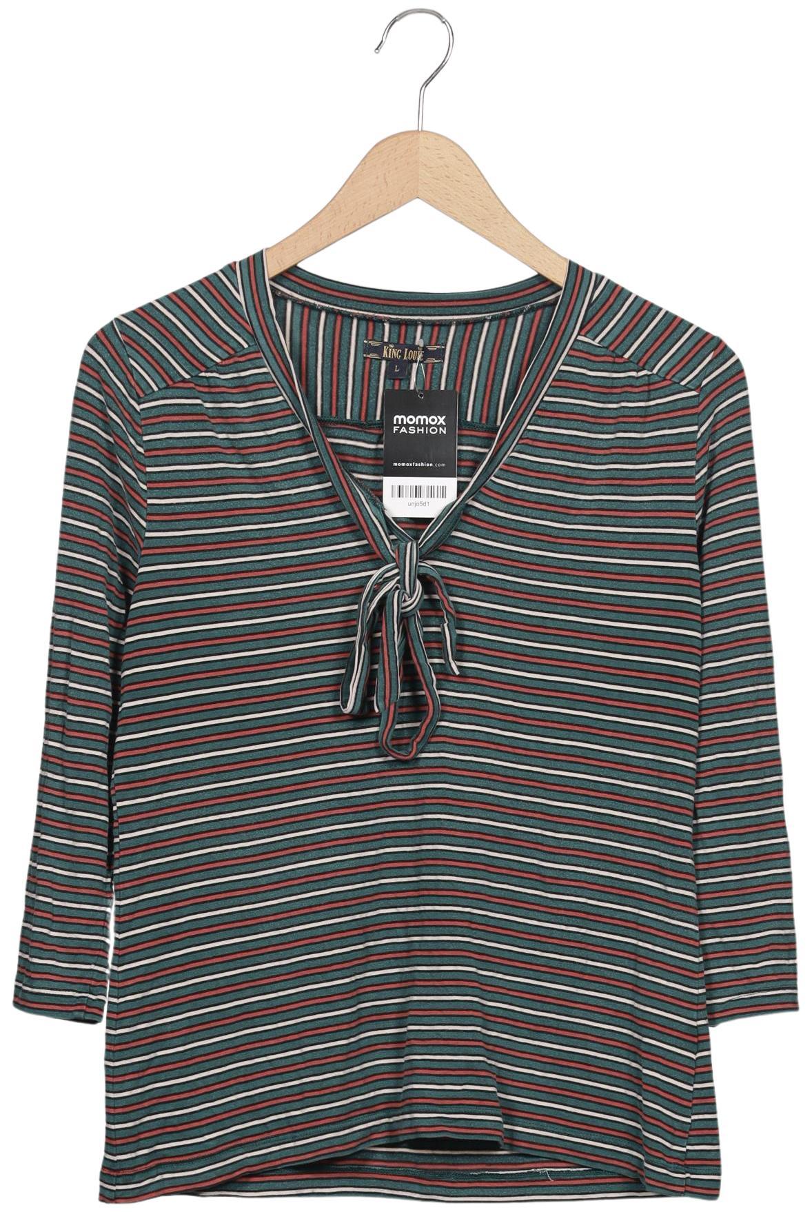 

King Louie Damen Langarmshirt, grün, Gr. 42