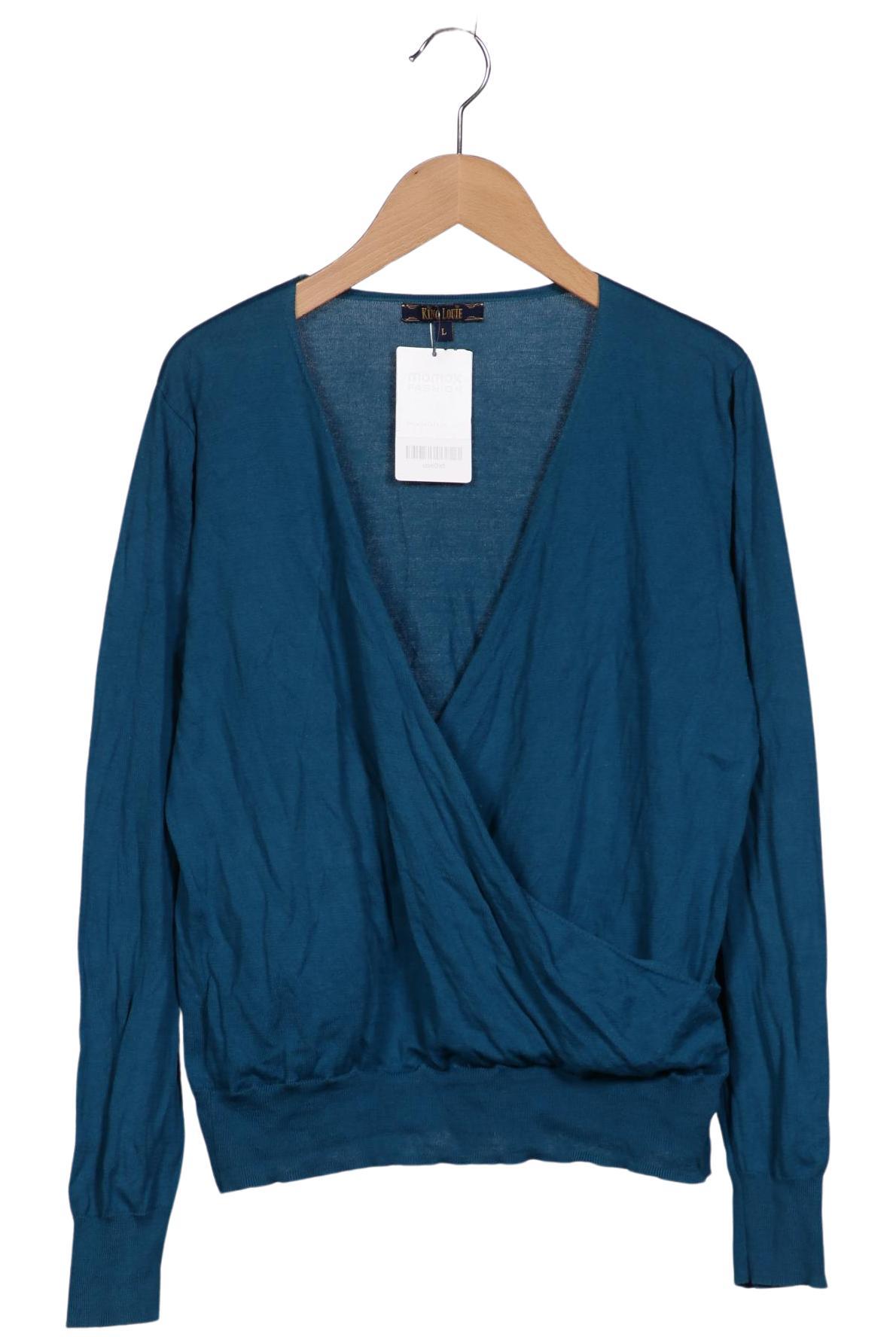 

King Louie Damen Pullover, türkis, Gr. 42