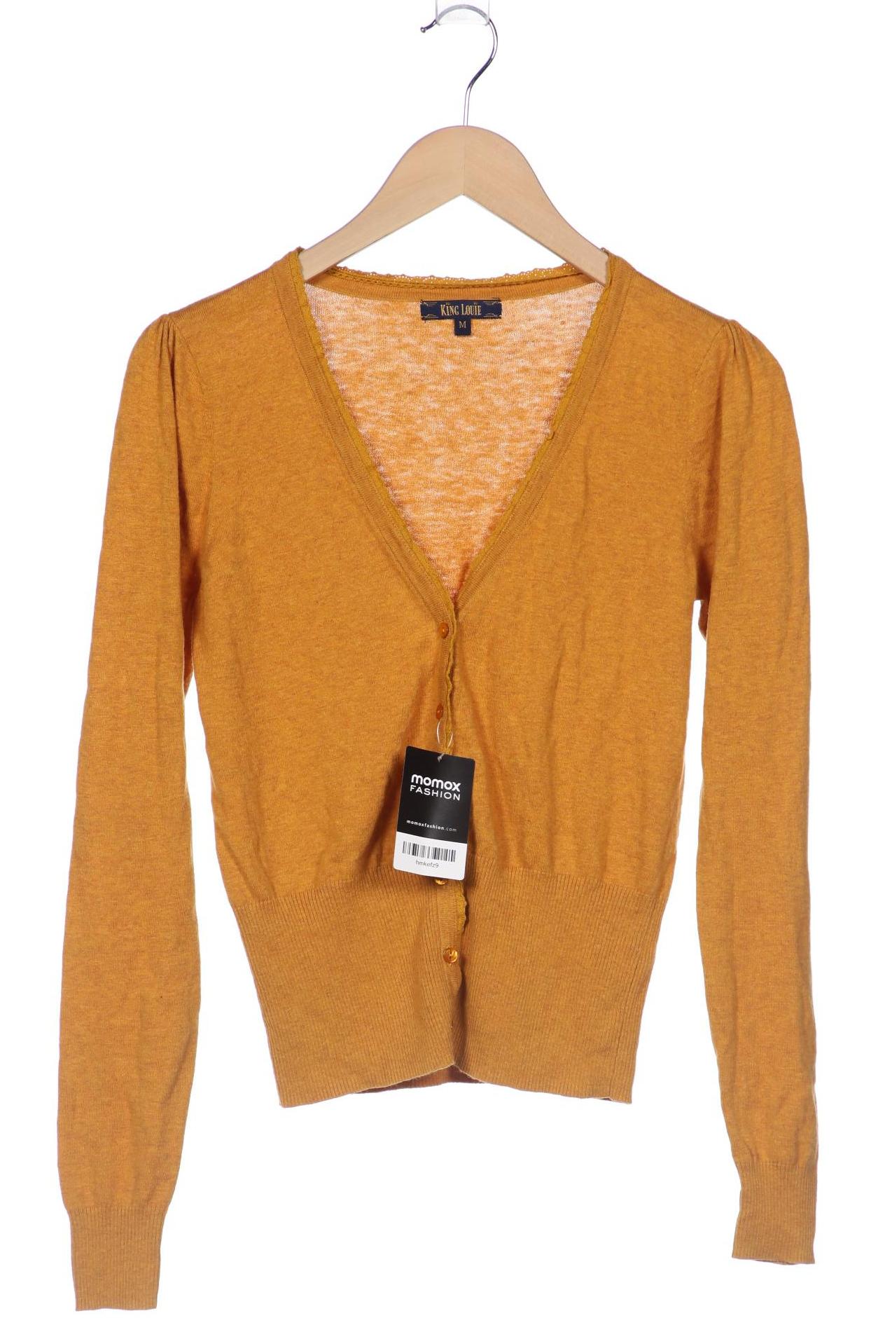 

King Louie Damen Strickjacke, orange, Gr. 38