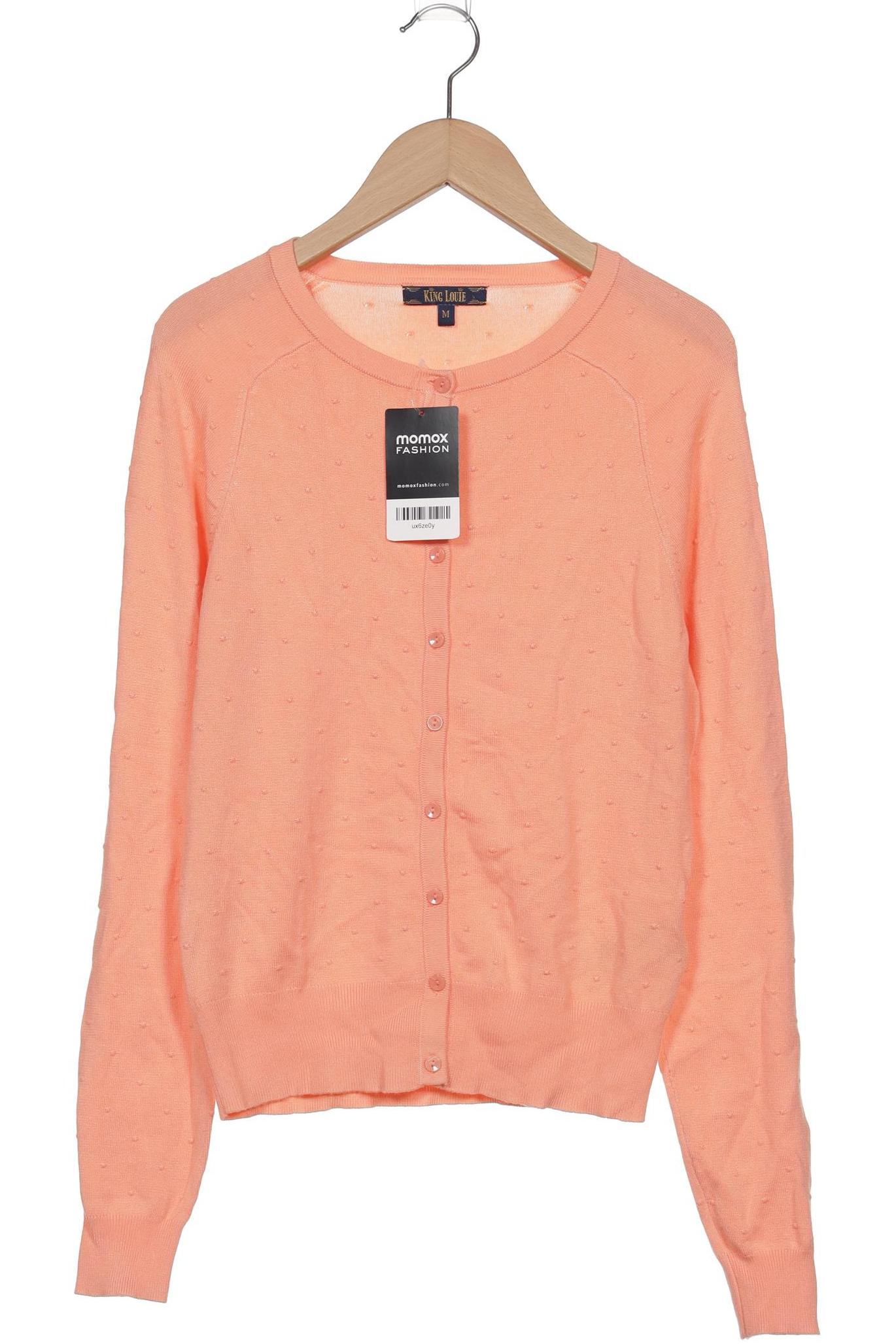 

King Louie Damen Strickjacke, orange, Gr. 38