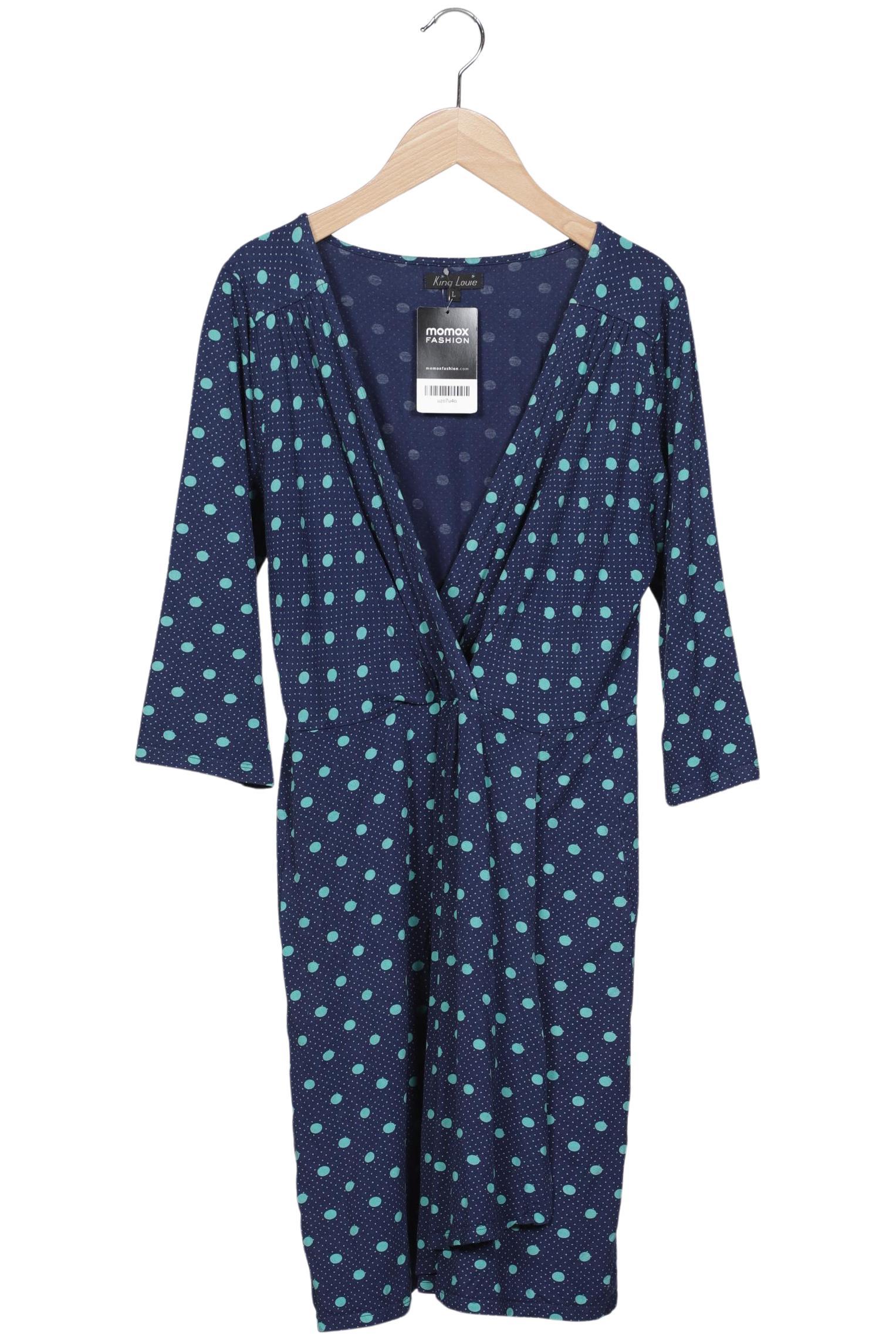 

King Louie Damen Kleid, blau, Gr. 42