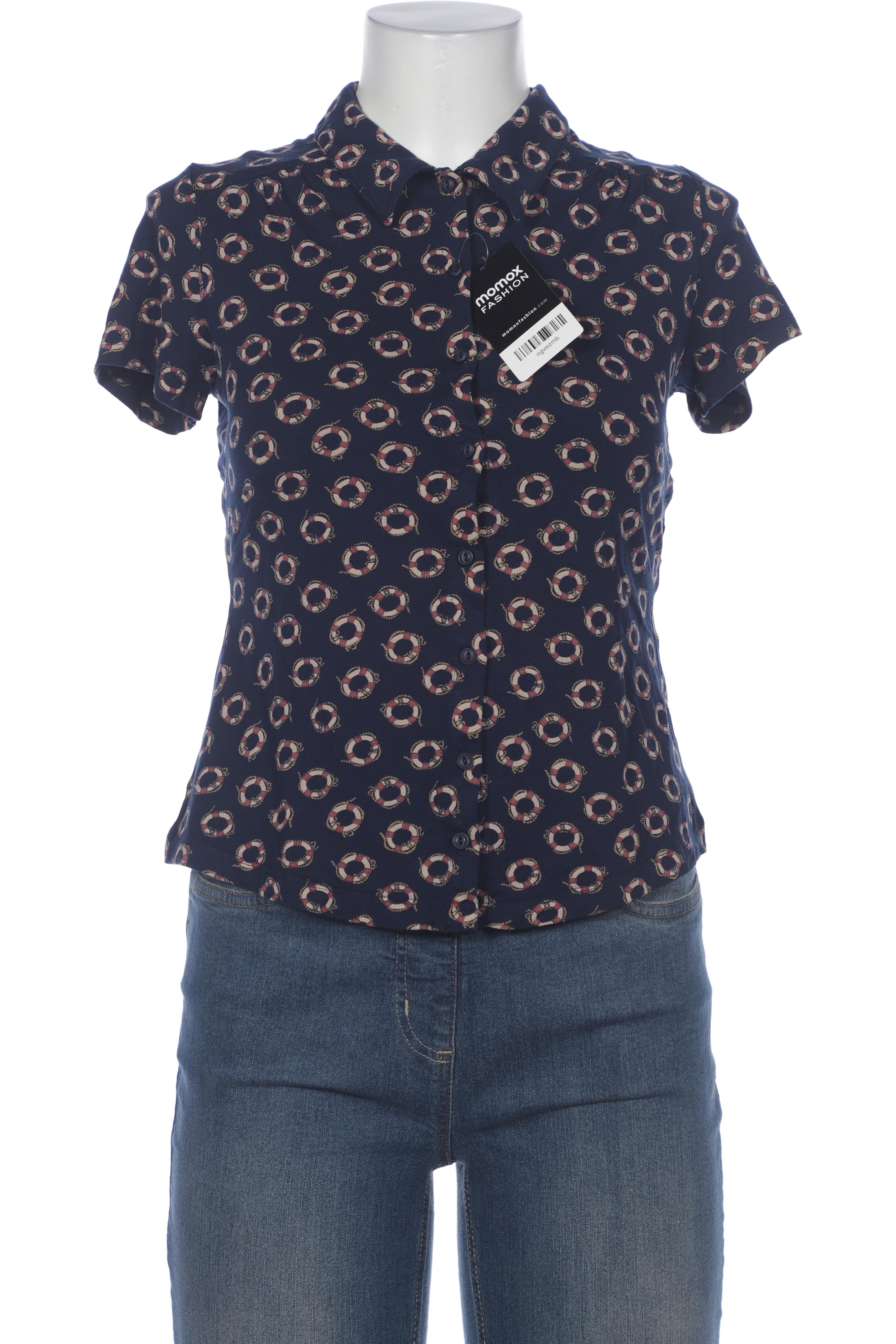 

King Louie Damen Bluse, marineblau, Gr. 38