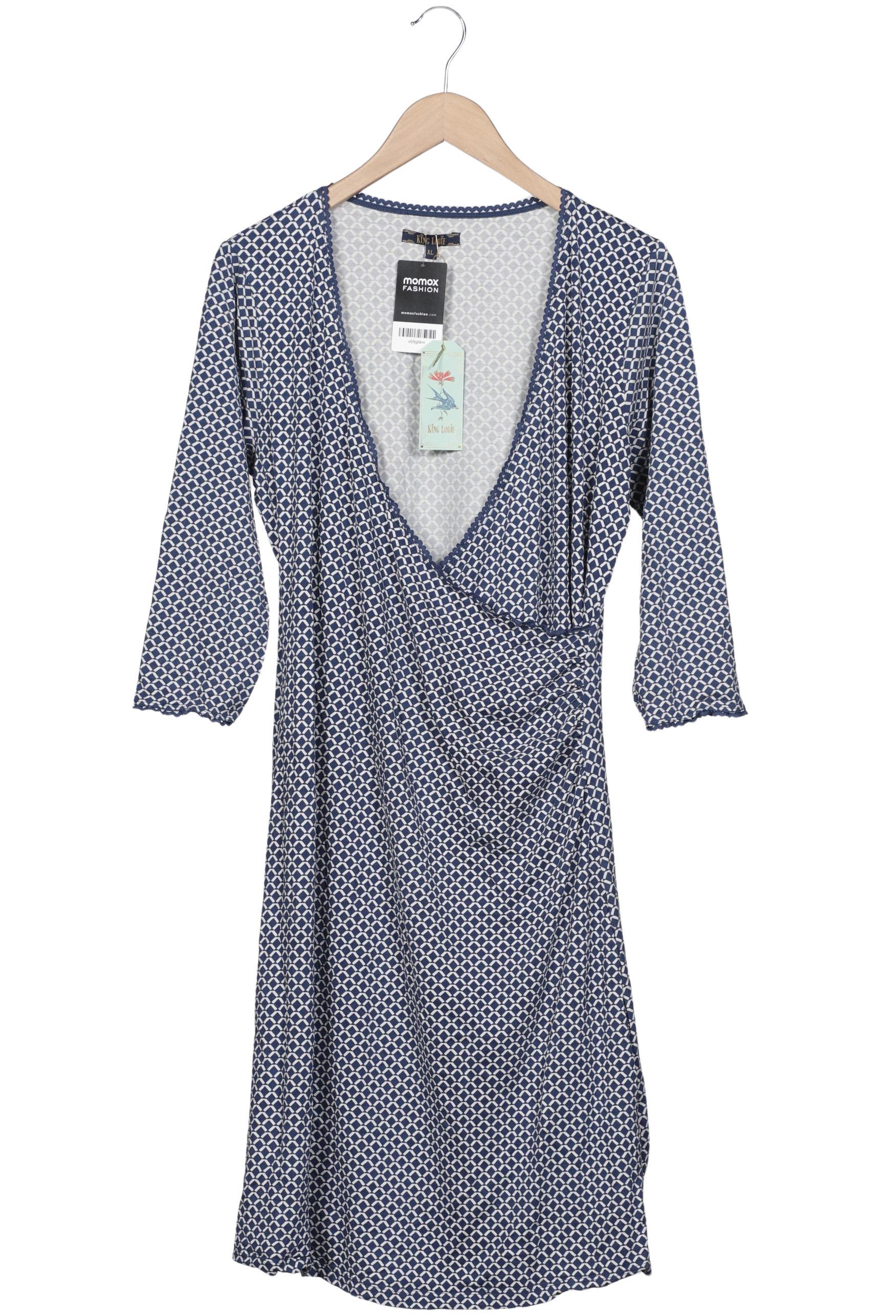 

King Louie Damen Kleid, blau, Gr. 44