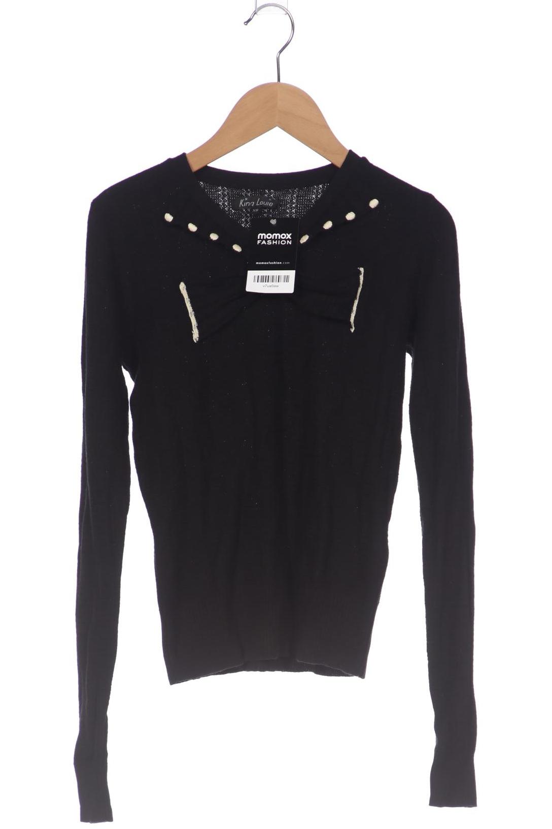 

King Louie Damen Pullover, schwarz, Gr. 34