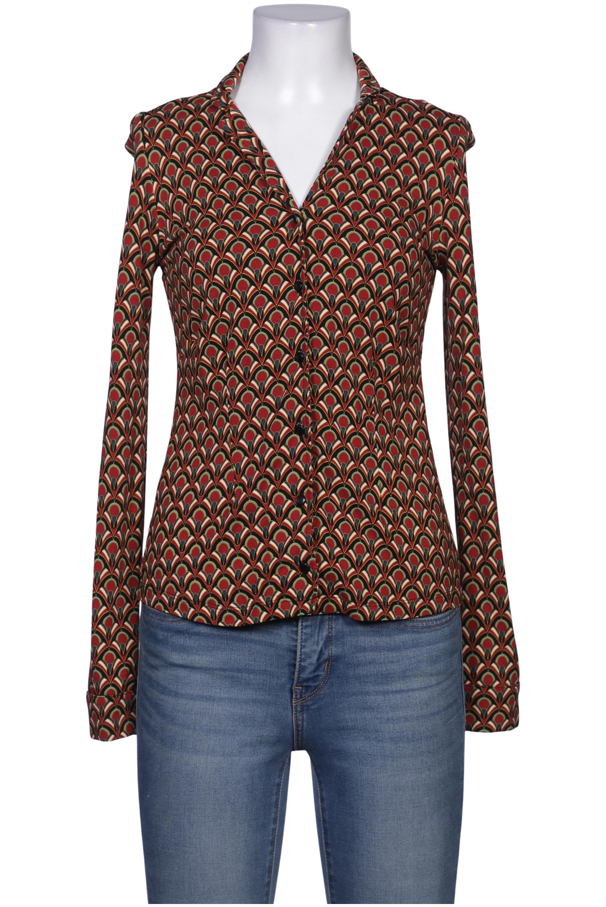 

King Louie Damen Bluse, mehrfarbig, Gr. 36