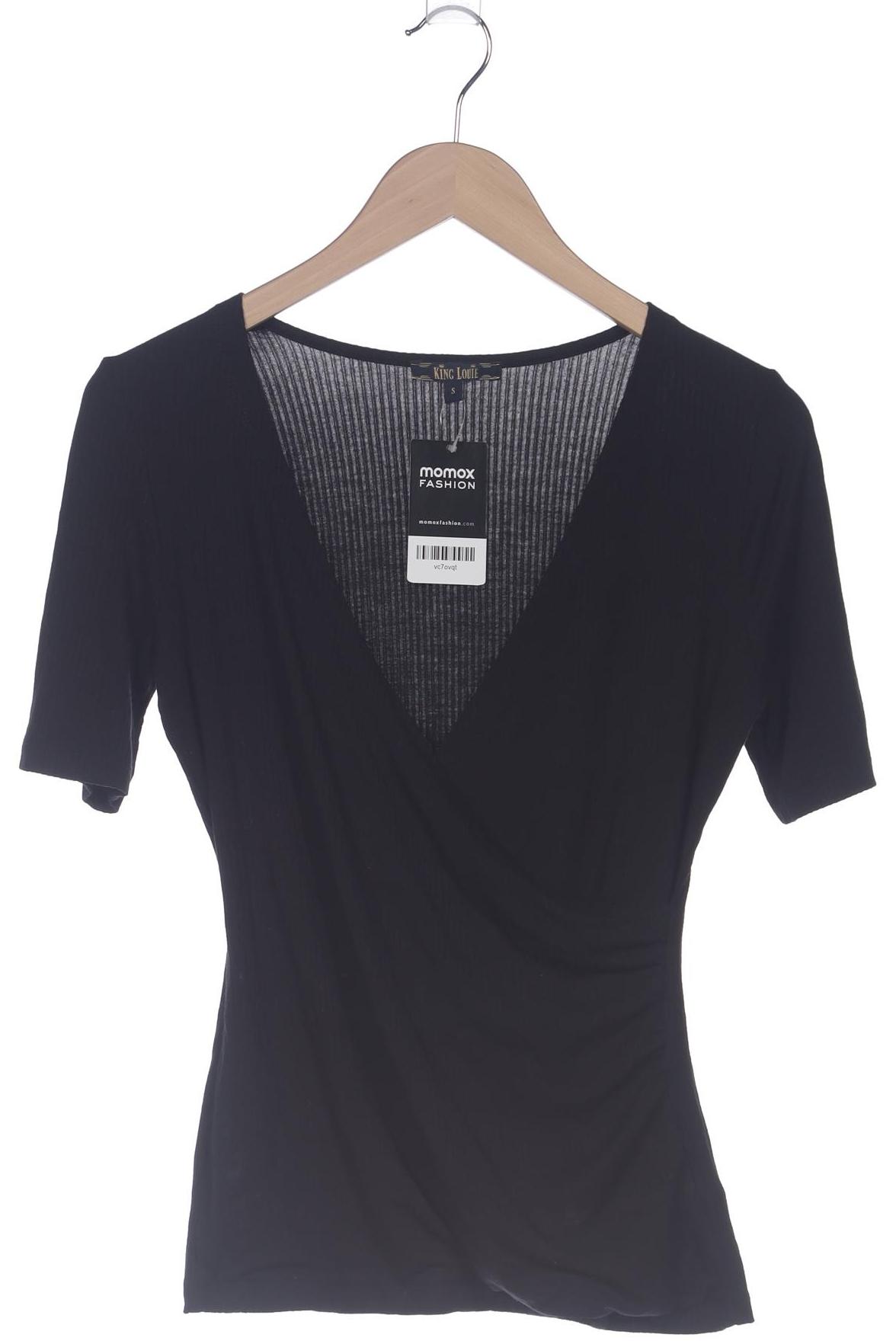 

King Louie Damen T-Shirt, schwarz, Gr. 36