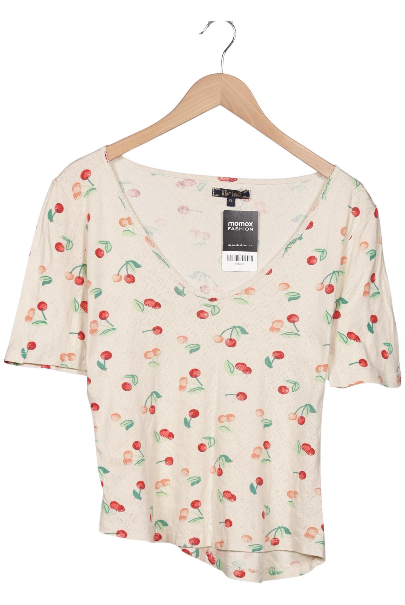 

King Louie Damen T-Shirt, cremeweiß, Gr. 44