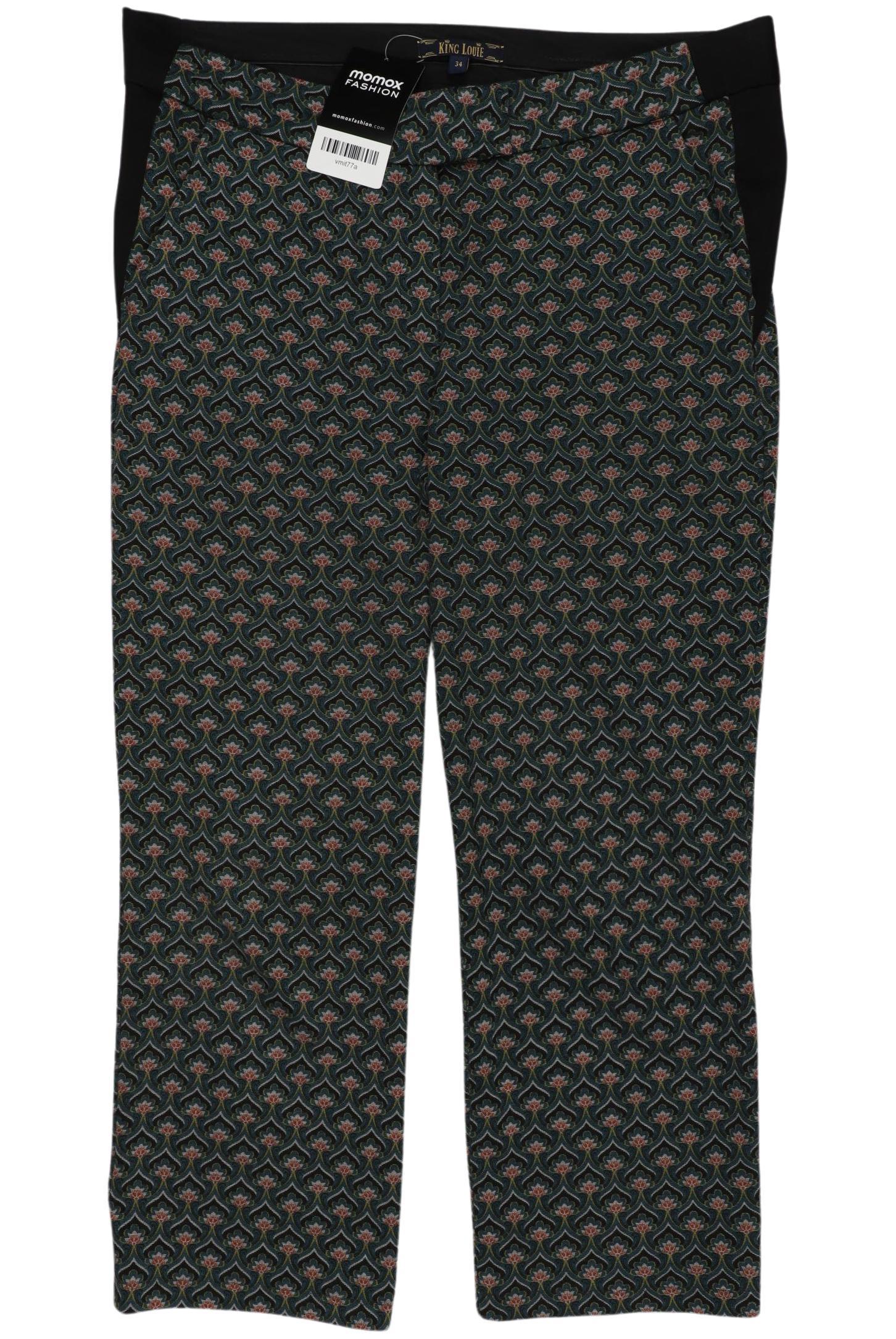 

King Louie Damen Stoffhose, grün, Gr. 34