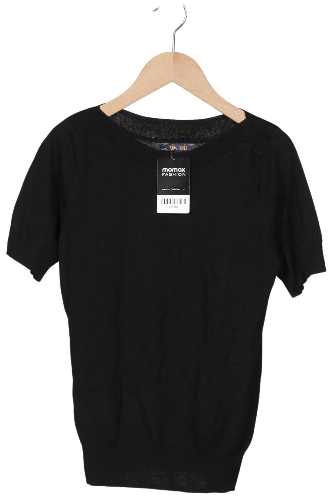 

King Louie Damen T-Shirt, schwarz, Gr. 36