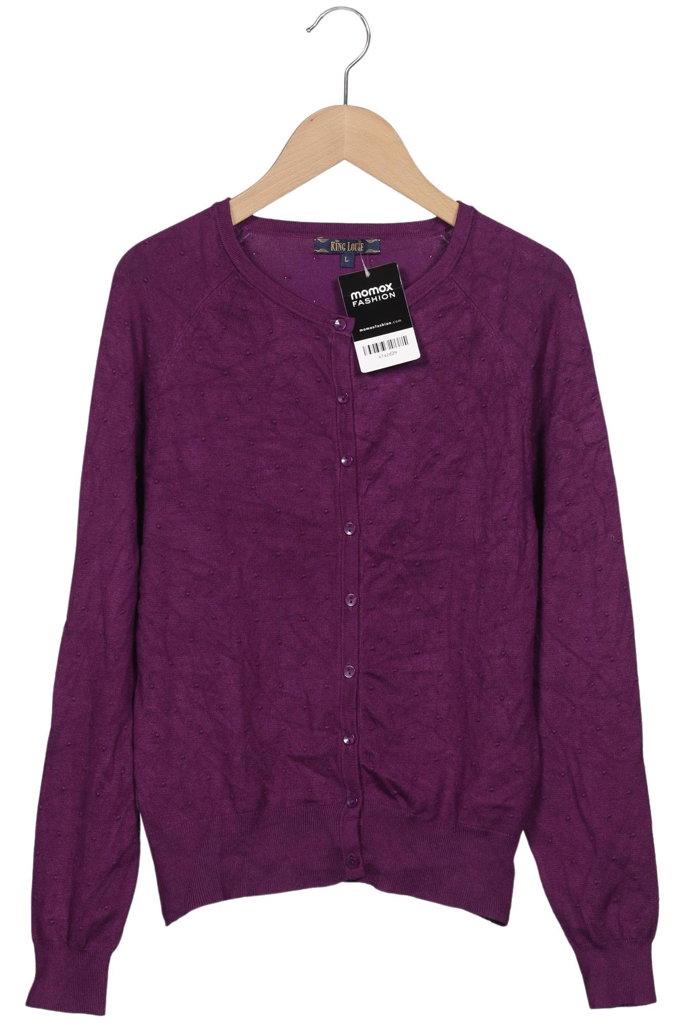 

King Louie Damen Strickjacke, flieder, Gr. 42