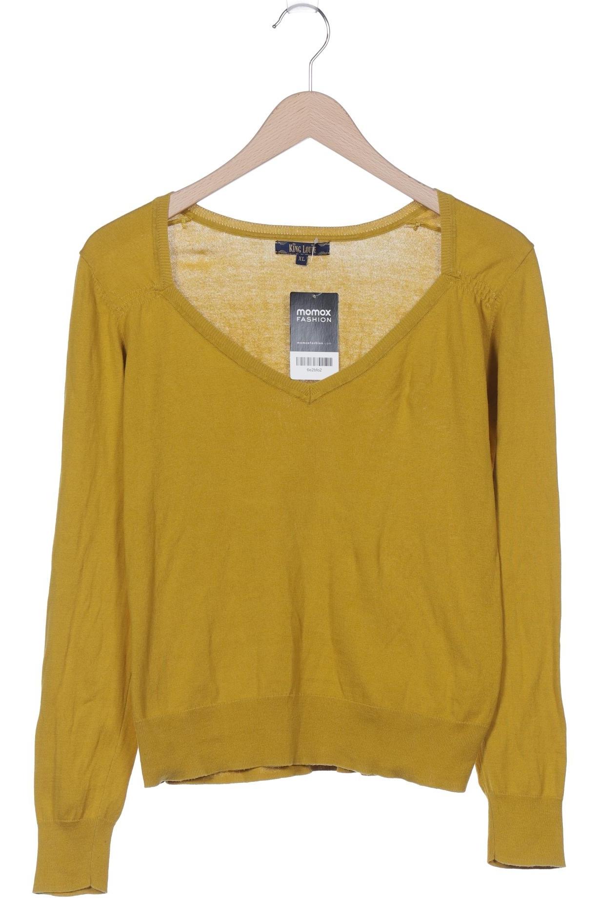 

King Louie Damen Pullover, gelb, Gr. 44