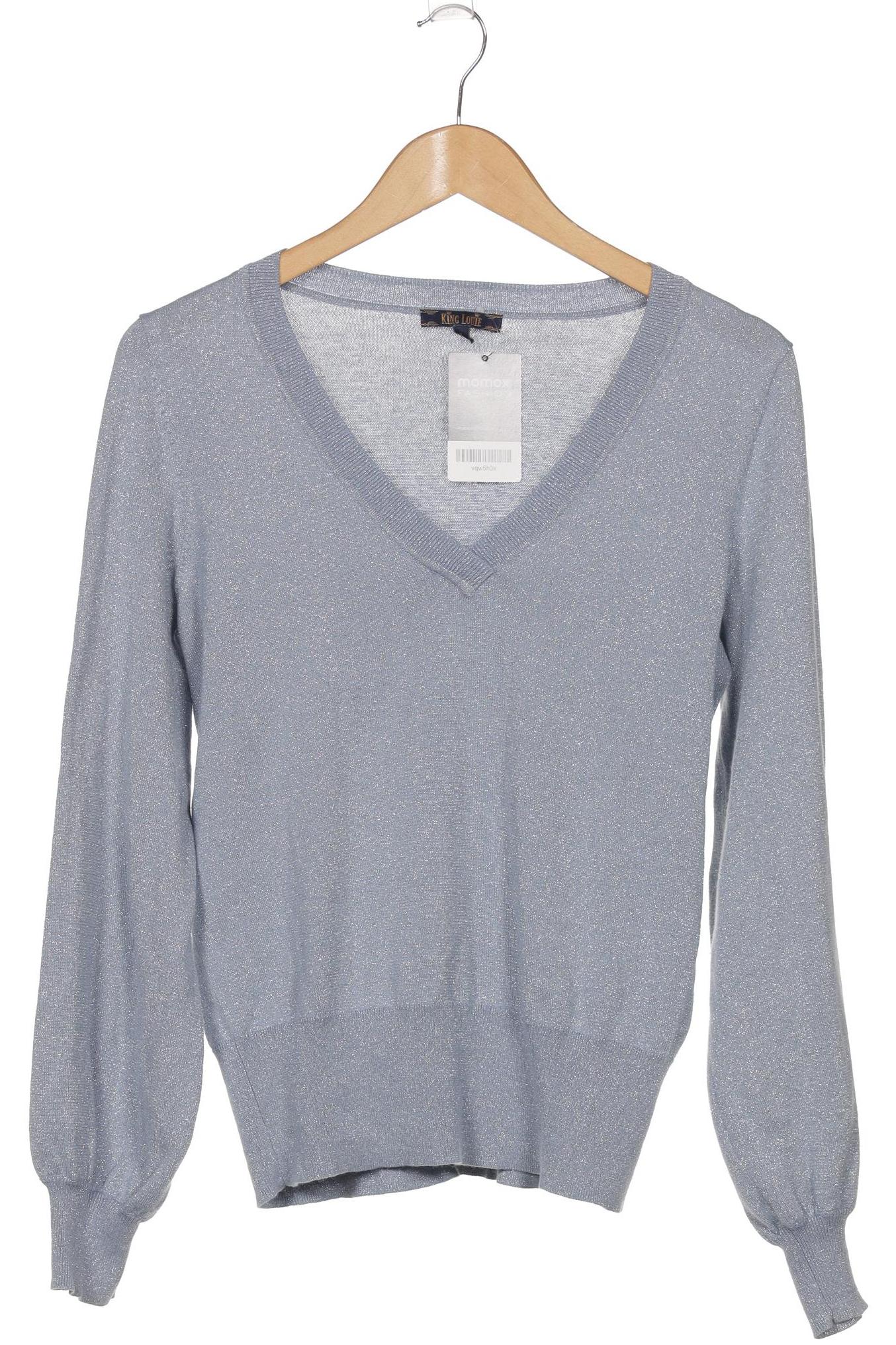 

King Louie Damen Pullover, hellblau, Gr. 42