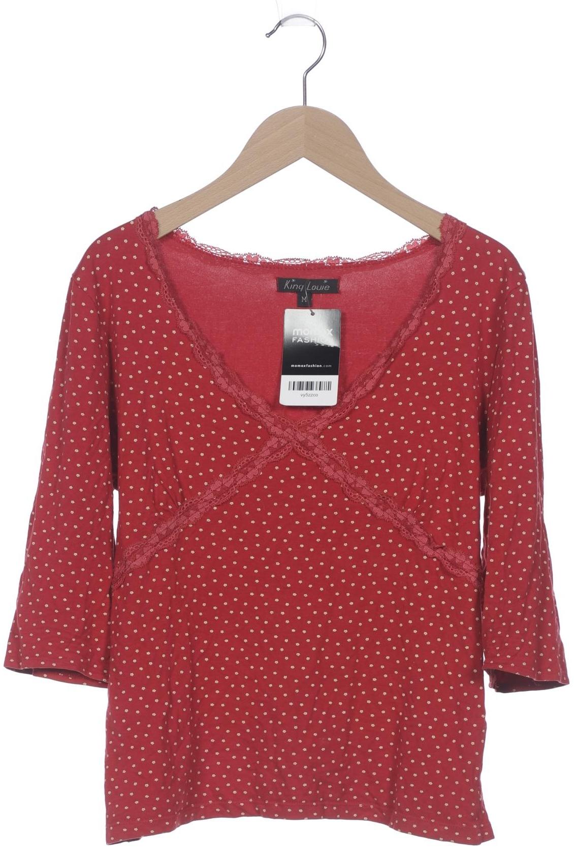 

King Louie Damen Langarmshirt, rot, Gr. 38