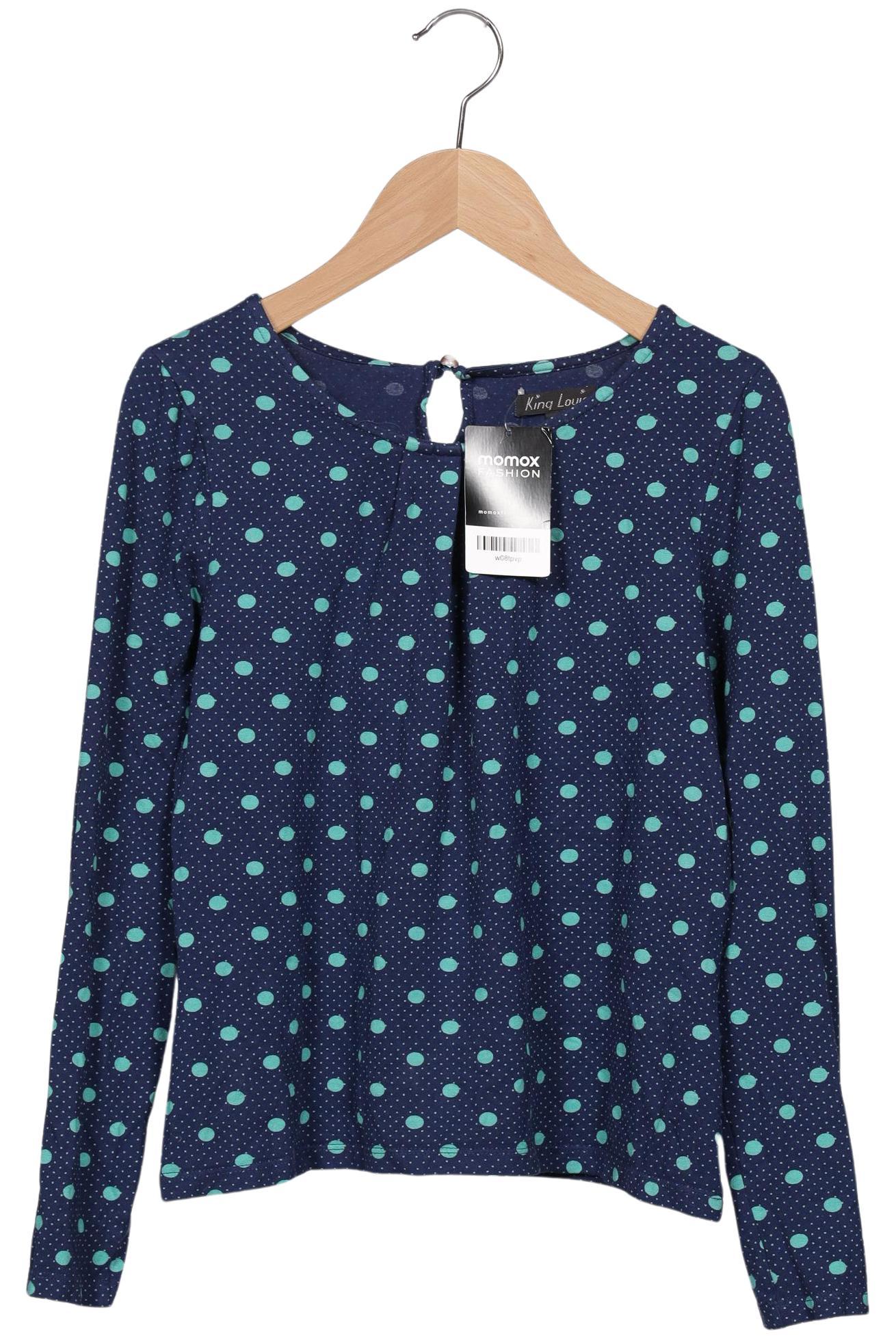

King Louie Damen Langarmshirt, blau, Gr. 36