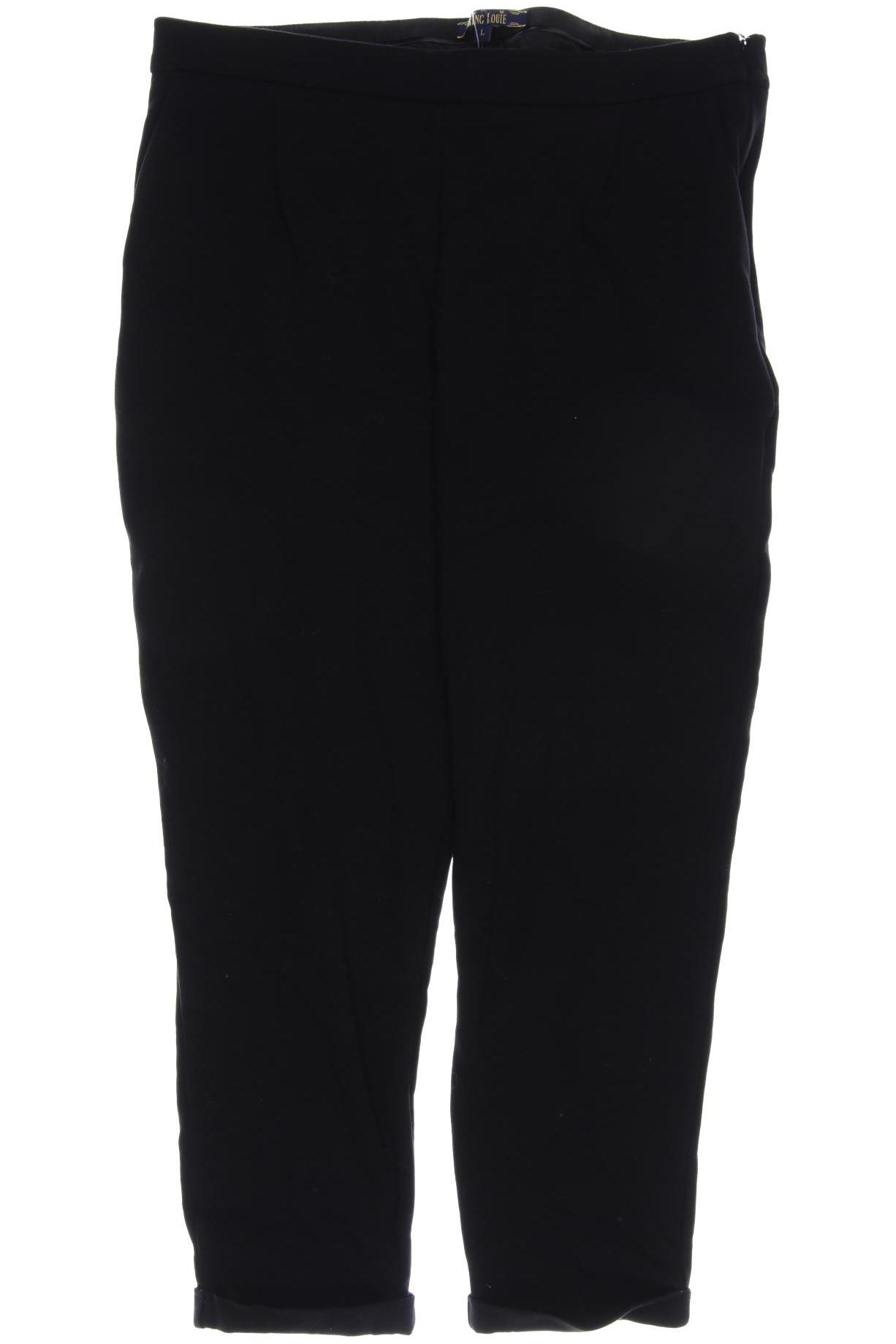 

King Louie Damen Stoffhose, schwarz, Gr. 0