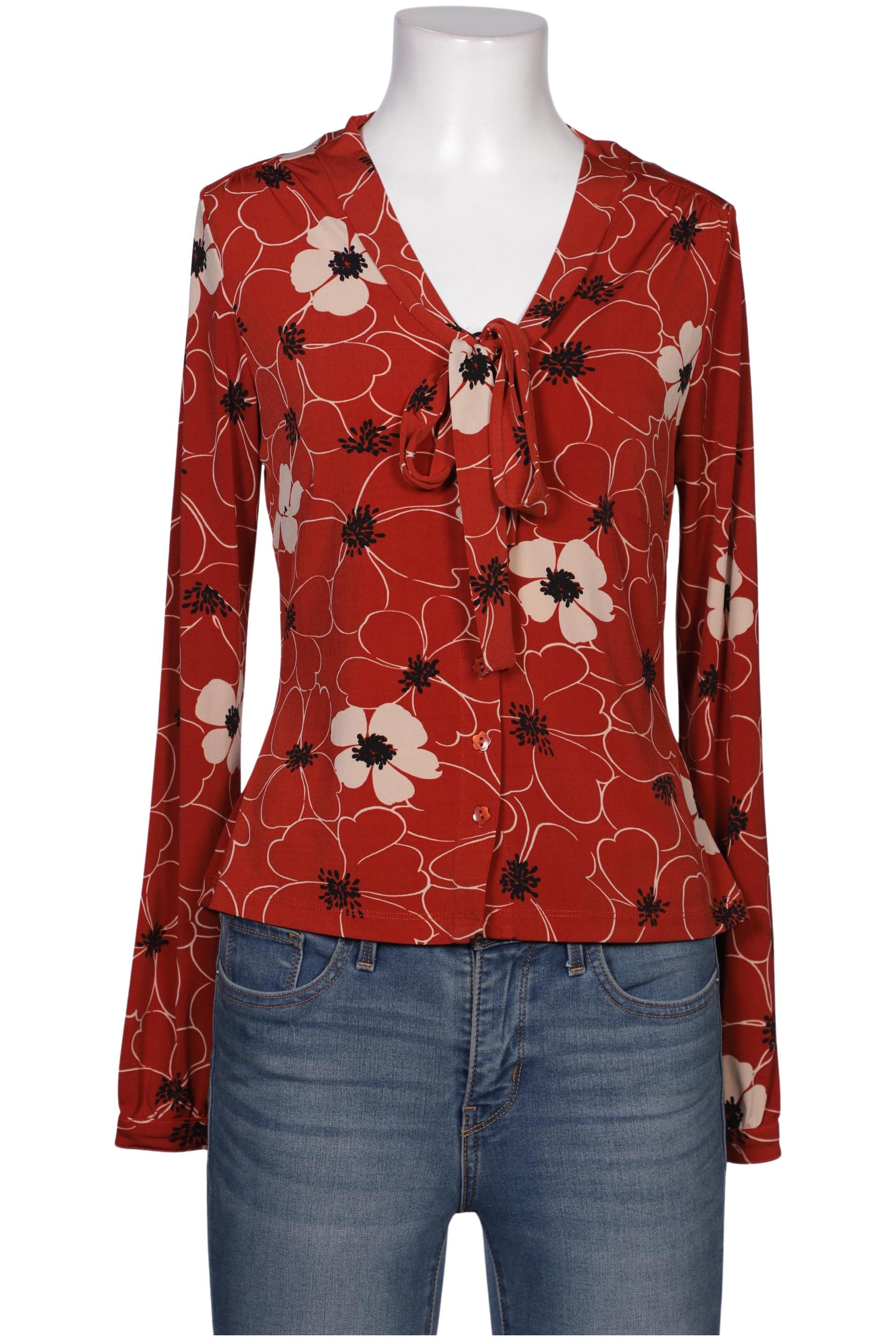 

King Louie Damen Bluse, rot, Gr. 38