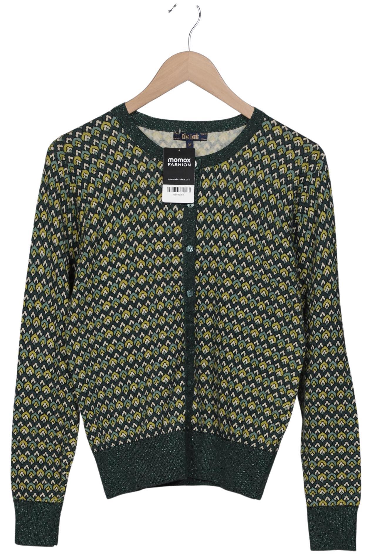 

King Louie Damen Strickjacke, grün, Gr. 38