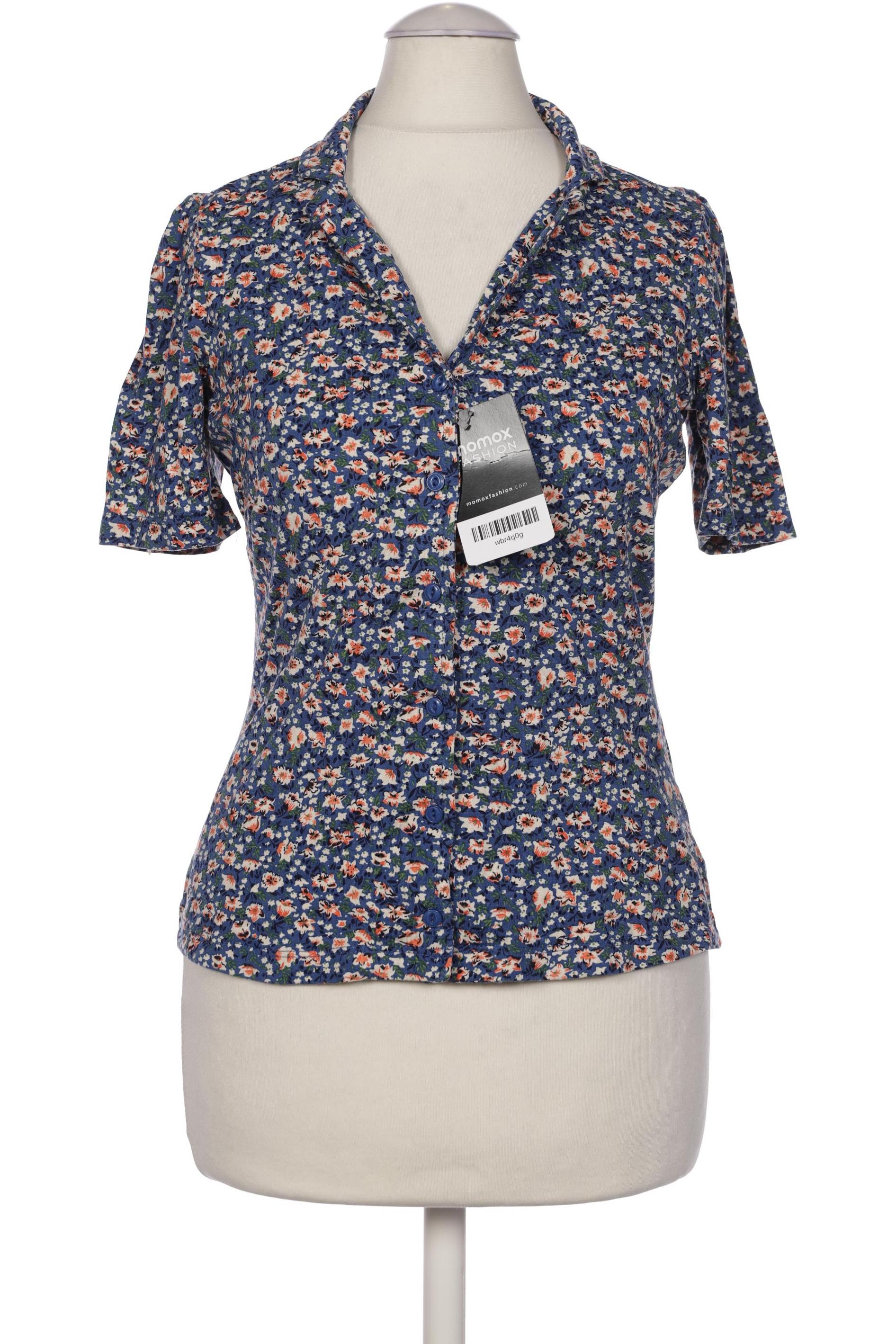 

King Louie Damen Bluse, blau, Gr. 34