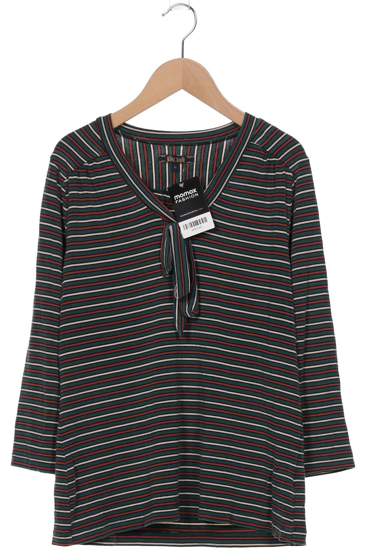 

King Louie Damen Langarmshirt, türkis, Gr. 64