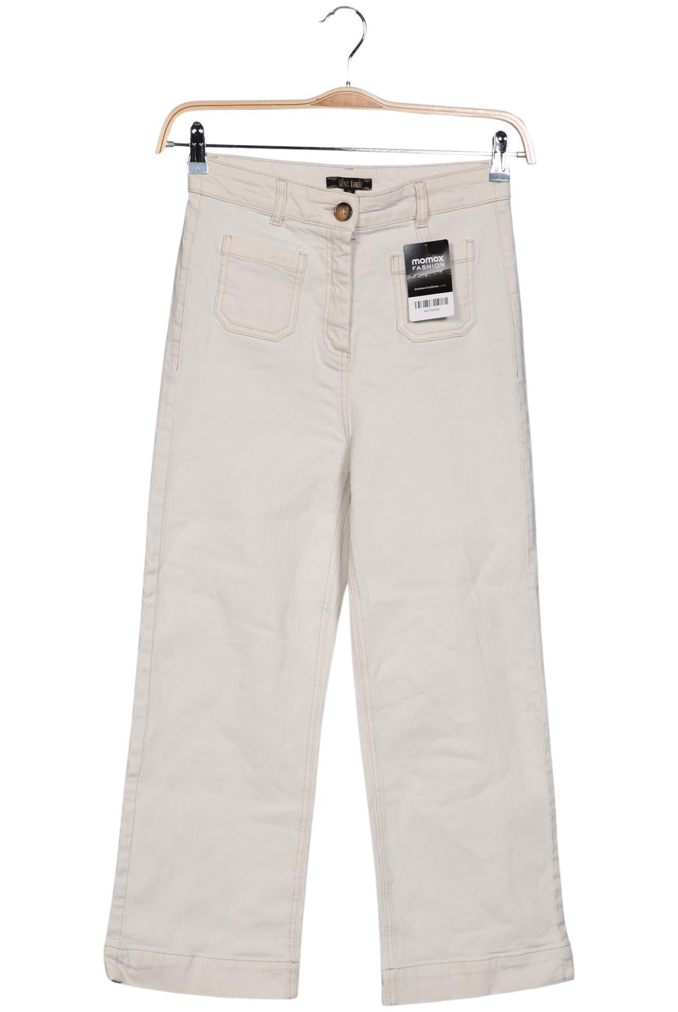 

King Louie Damen Jeans, cremeweiß, Gr. 36