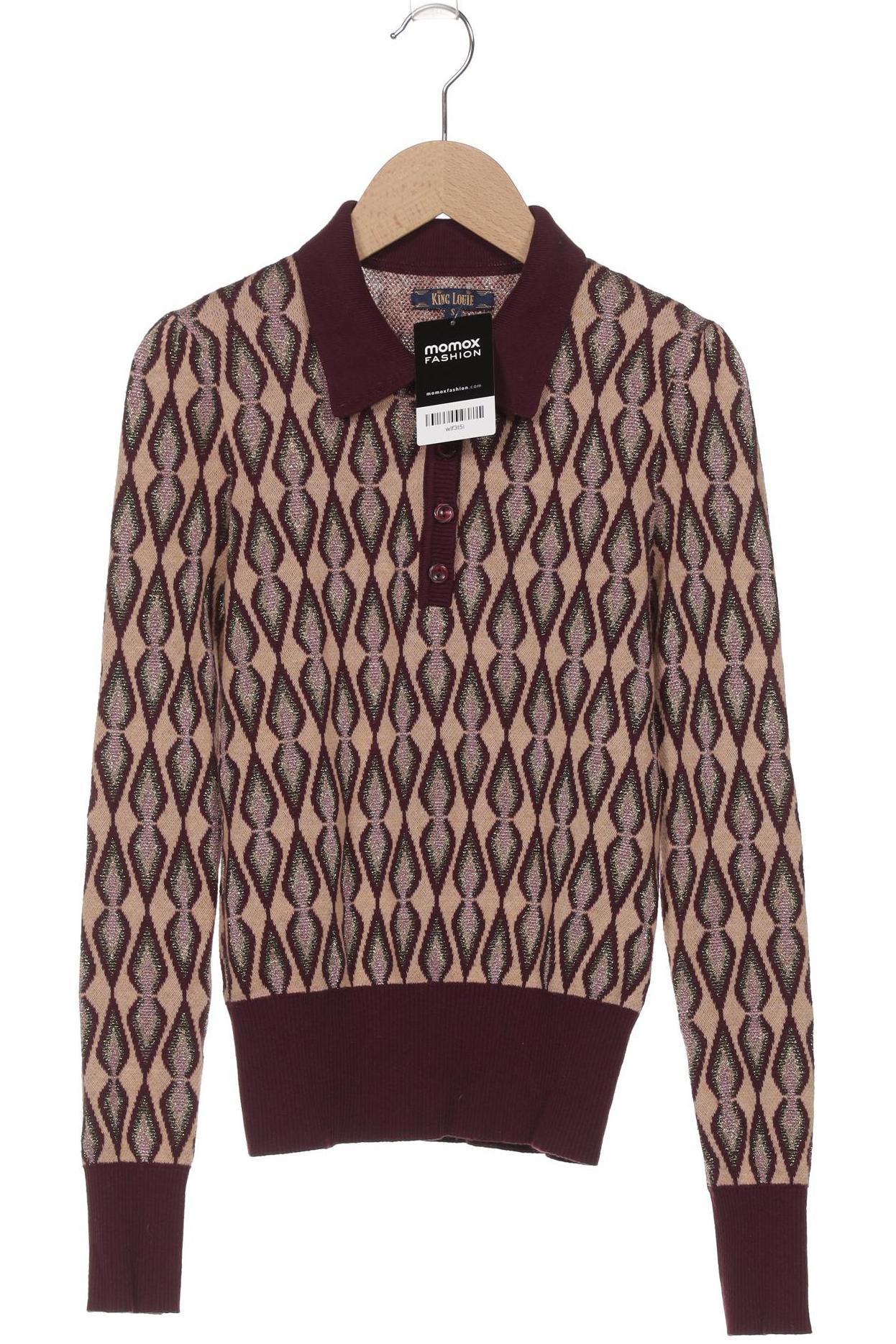 

King Louie Damen Pullover, bordeaux, Gr. 36