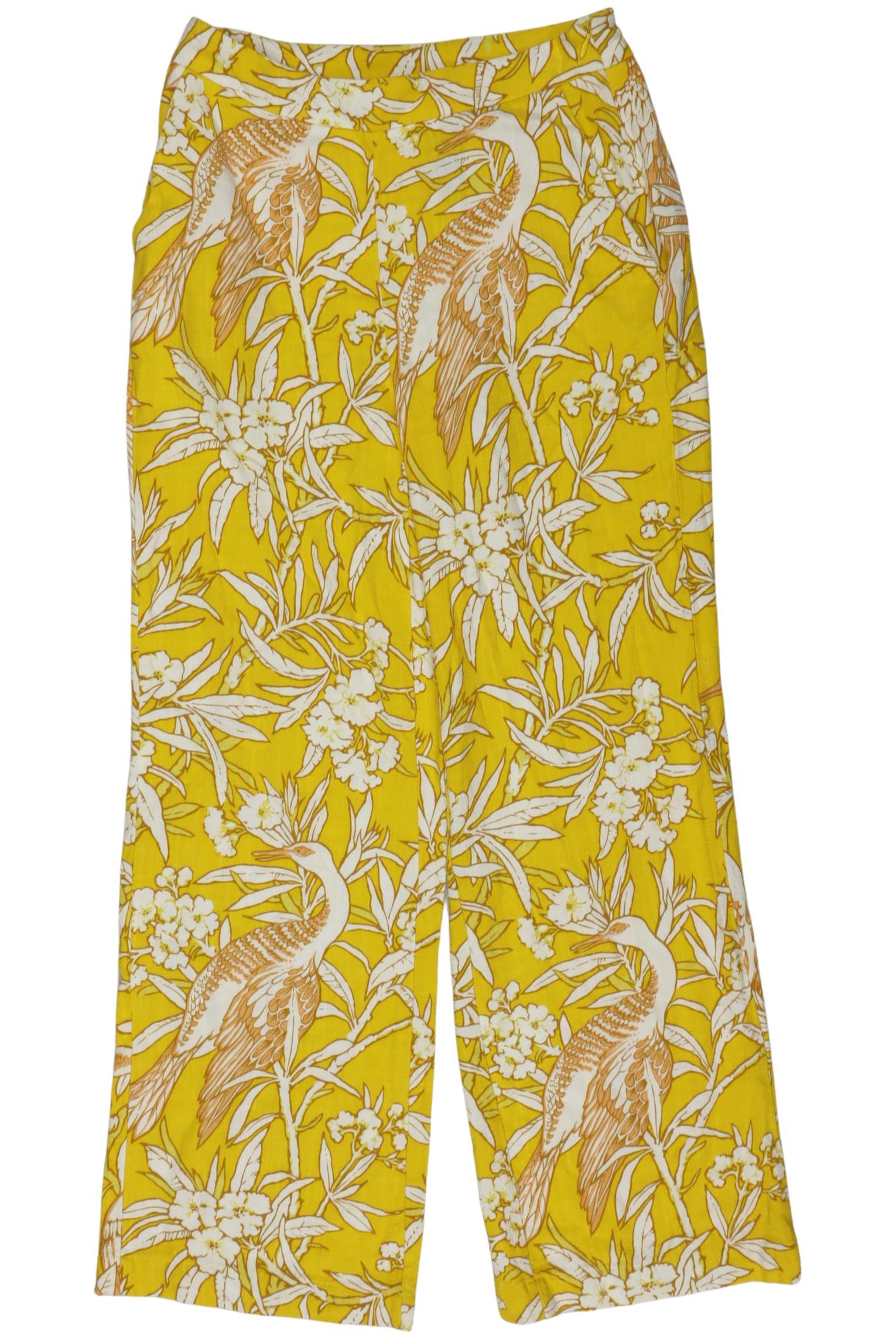 

King Louie Damen Stoffhose, gelb, Gr. 34