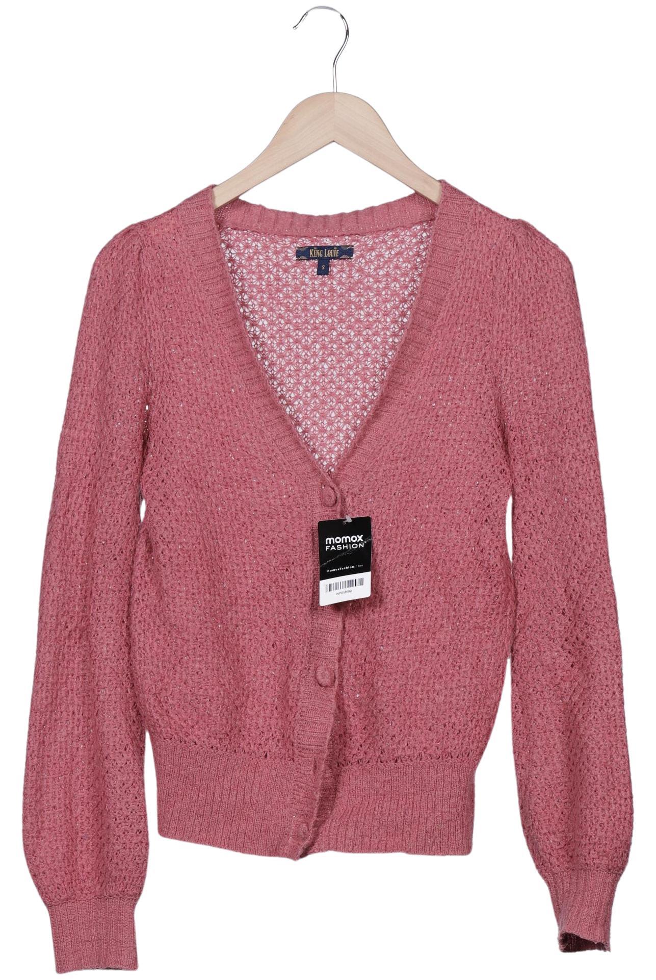 

King Louie Damen Strickjacke, pink, Gr. 36