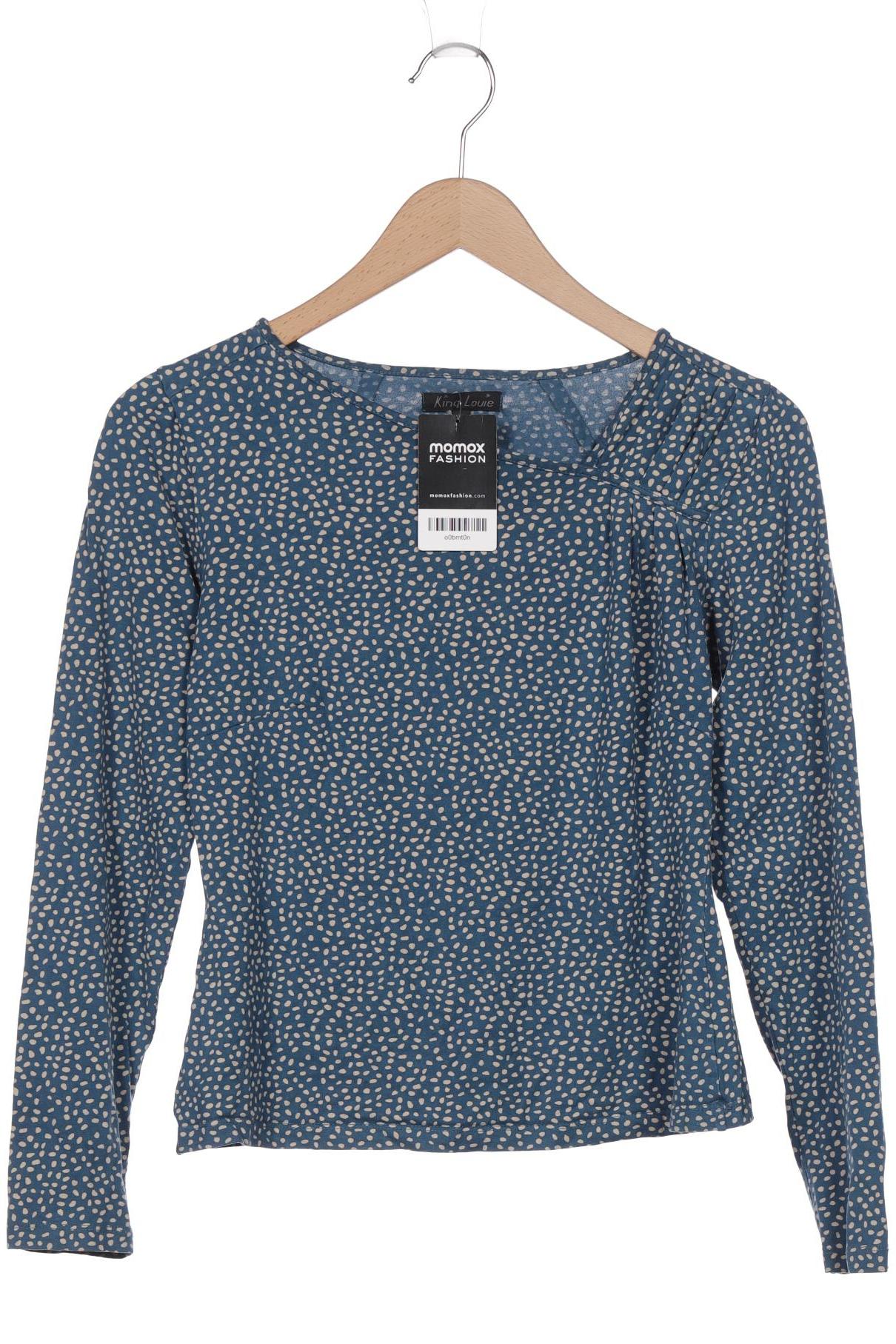 

King Louie Damen Langarmshirt, blau, Gr. 36