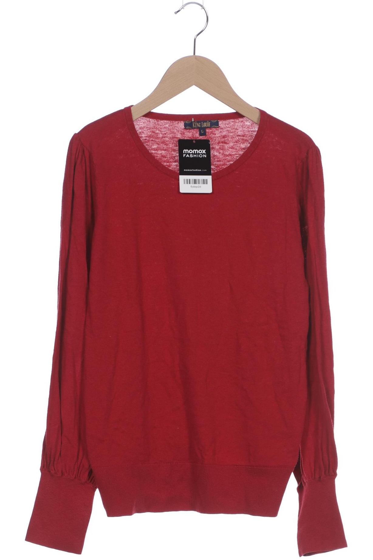 

King Louie Damen Pullover, rot, Gr. 42