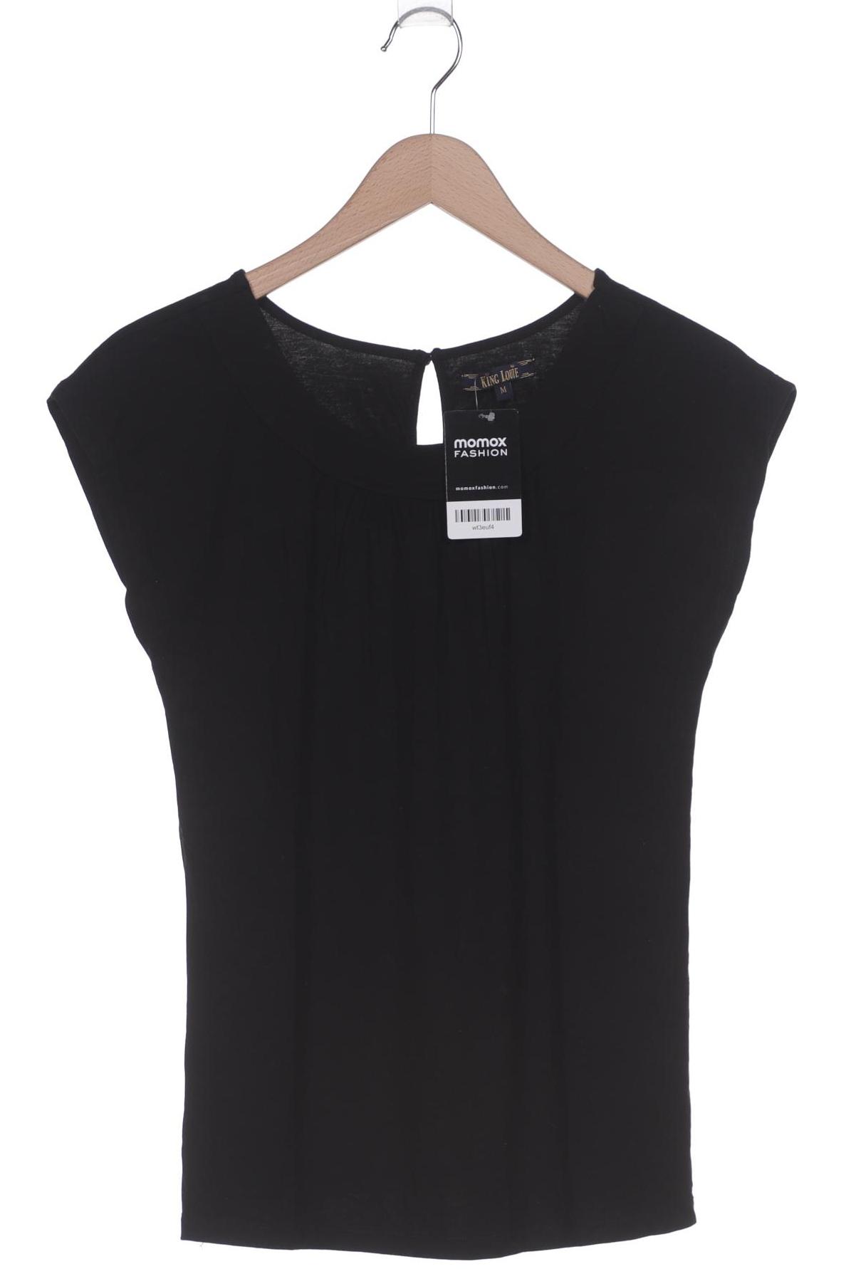 

King Louie Damen T-Shirt, schwarz, Gr. 38